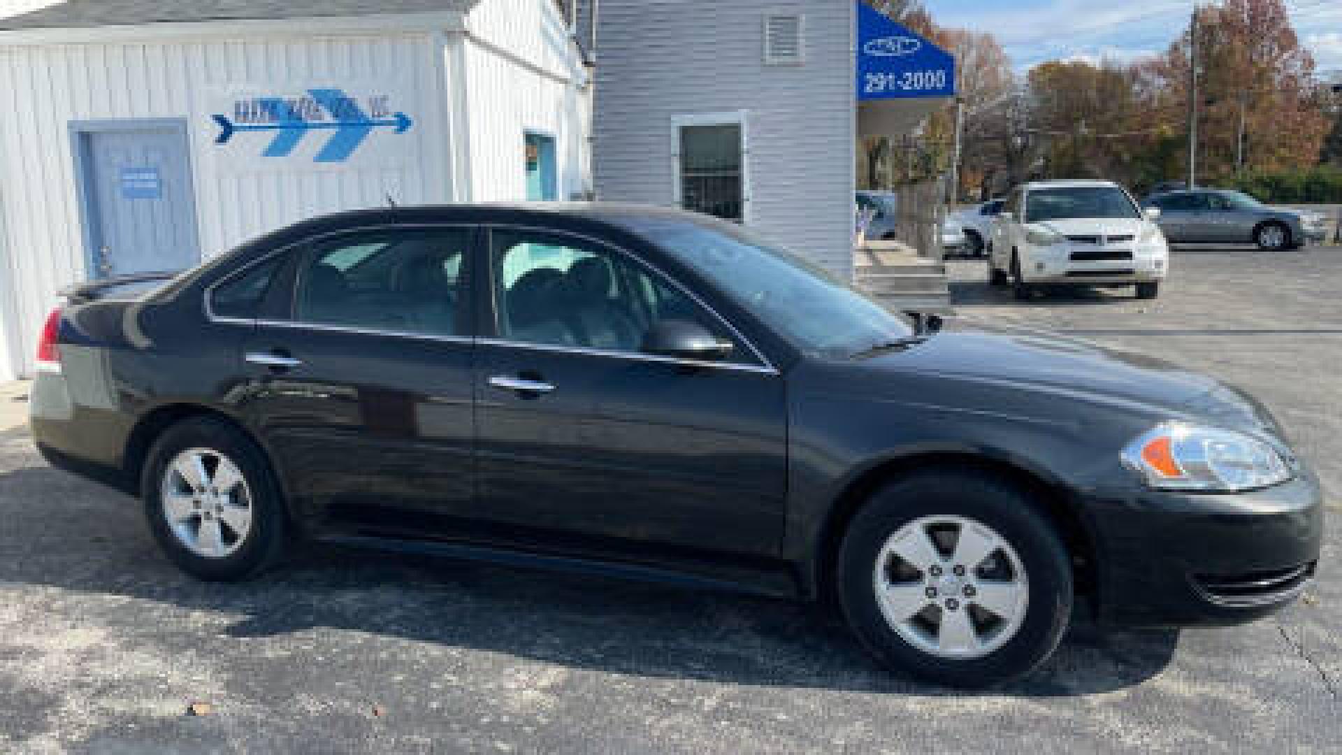 2012 BLACK /BLACK Chevrolet Impala LTZ (2G1WC5E34C1) with an V6, 3.6L; FFV; DOHC engine, AUTO transmission, located at 2710A Westlane Rd., Indianapolis, IN, 46268, (317) 291-2000, 39.885670, -86.208160 - Photo#2