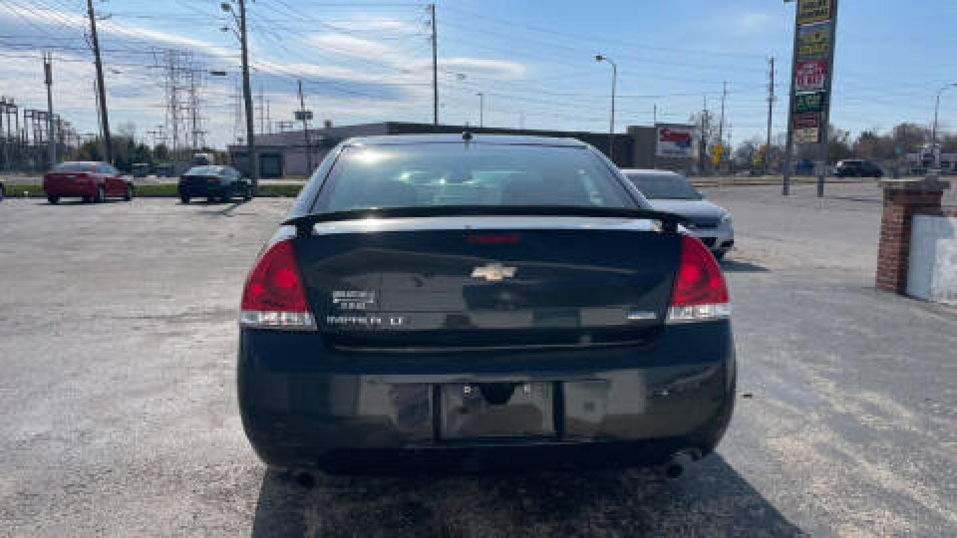 2012 BLACK /BLACK Chevrolet Impala LTZ (2G1WC5E34C1) with an V6, 3.6L; FFV; DOHC engine, AUTO transmission, located at 2710A Westlane Rd., Indianapolis, IN, 46268, (317) 291-2000, 39.885670, -86.208160 - Photo#3