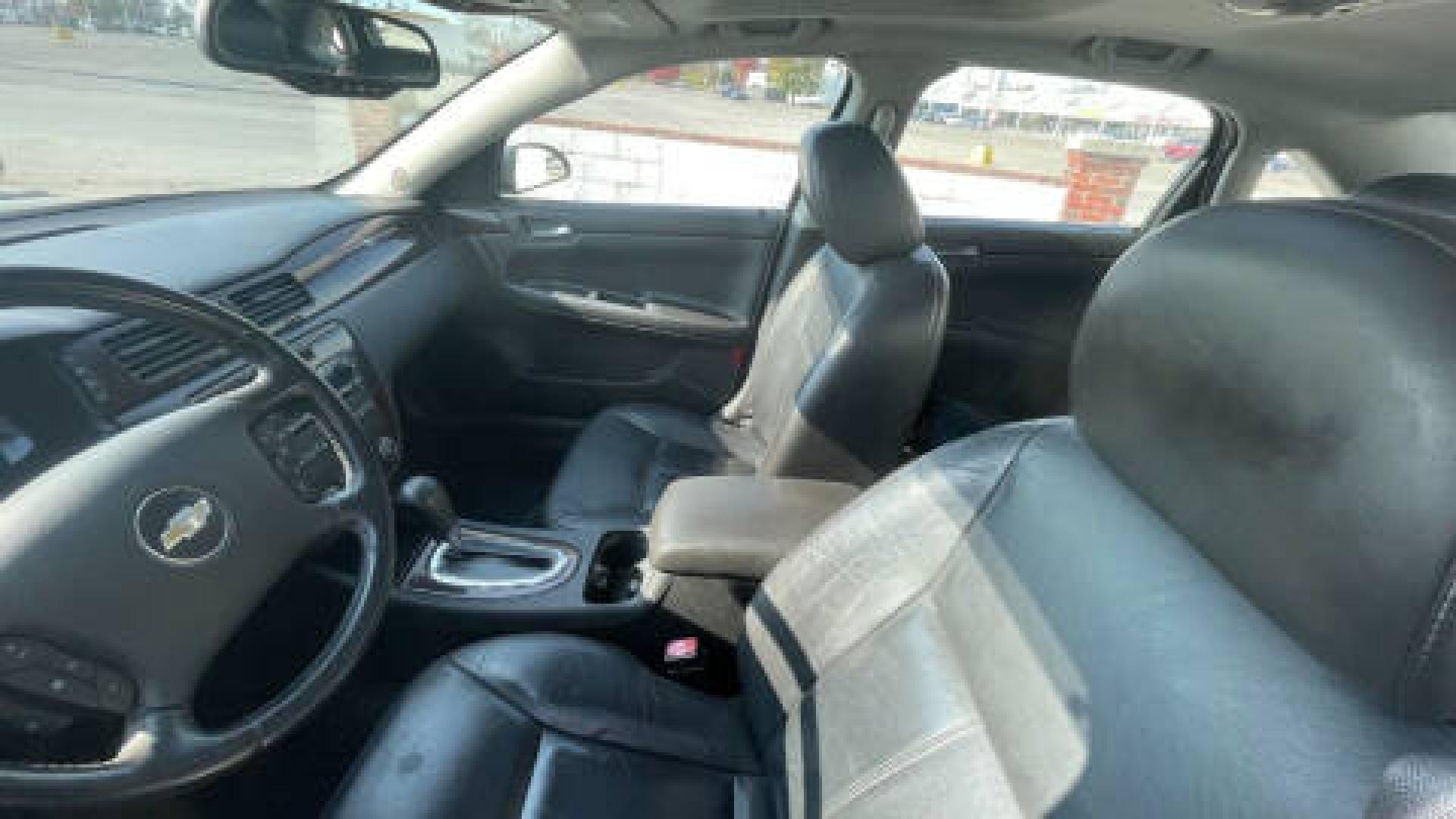 2012 BLACK /BLACK Chevrolet Impala LTZ (2G1WC5E34C1) with an V6, 3.6L; FFV; DOHC engine, AUTO transmission, located at 2710A Westlane Rd., Indianapolis, IN, 46268, (317) 291-2000, 39.885670, -86.208160 - Photo#4