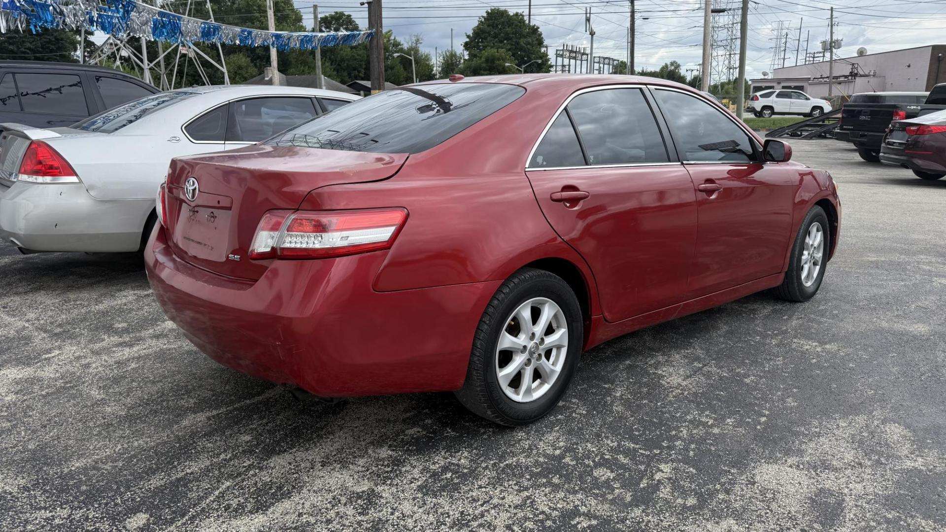 2011 Maroon /GRAY Toyota Camry Base 6-Spd AT (4T4BF3EK1BR) with an 2.5L L4 DOHC 16V engine, 6-Speed Automatic transmission, located at 2710A Westlane Rd., Indianapolis, IN, 46268, (317) 291-2000, 39.885670, -86.208160 - Photo#5