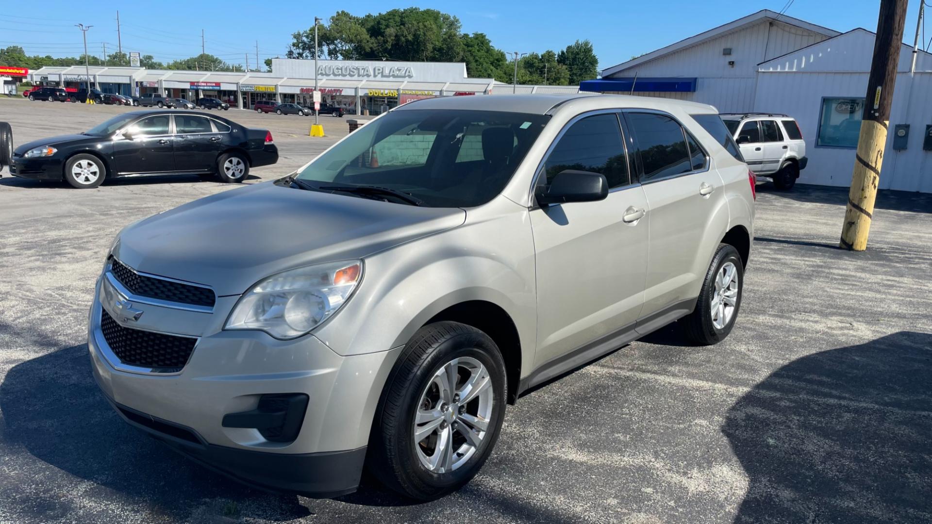 2015 Gold /BLACK Chevrolet Equinox LS (2GNALAEK8F6) with an 2.4L L4 DOHC 16V engine, 6-Speed Automatic transmission, located at 2710A Westlane Rd., Indianapolis, IN, 46268, (317) 291-2000, 39.885670, -86.208160 - Photo#1