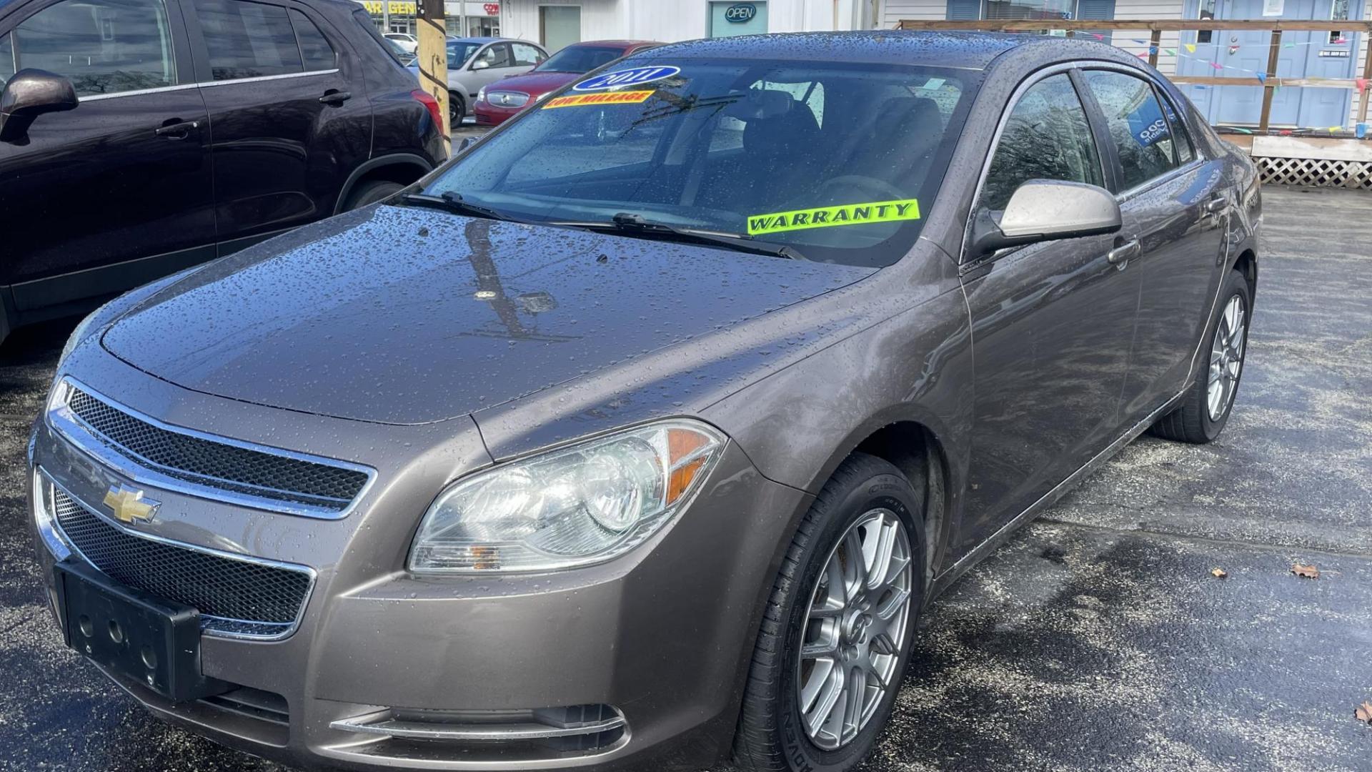 2011 Brown /TAN/BROWN Chevrolet Malibu 1LT (1G1ZC5E19BF) with an 2.4L L4 DOHC 16V engine, 4-Speed Automatic transmission, located at 2710A Westlane Rd., Indianapolis, IN, 46268, (317) 291-2000, 39.885670, -86.208160 - Photo#0