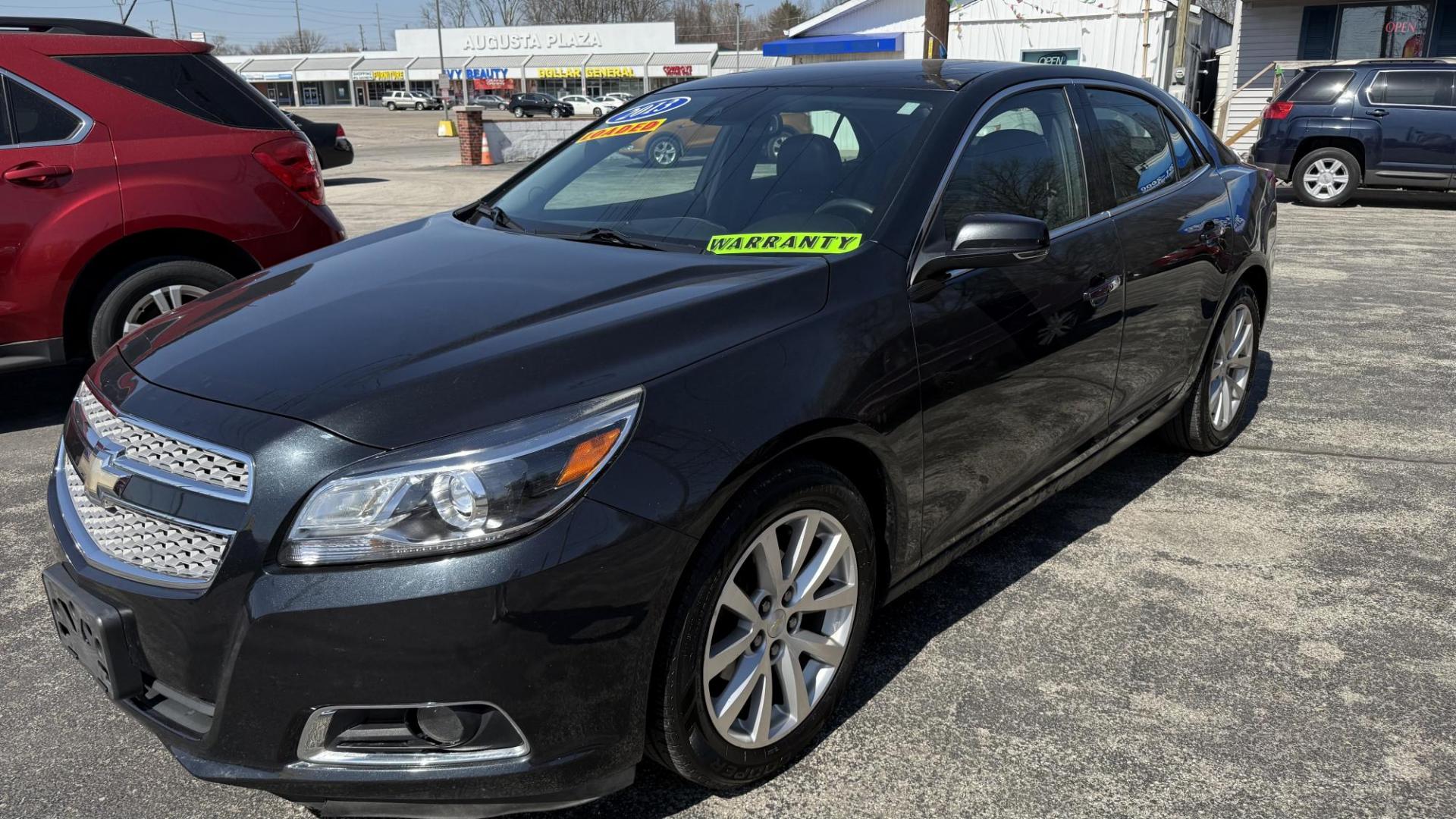 2013 BLACK /BLACK Chevrolet Malibu LTZ (1G11H5SA5DF) with an 2.5L L4 DOHC 16V engine, 6-Speed Automatic transmission, located at 2710A Westlane Rd., Indianapolis, IN, 46268, (317) 291-2000, 39.885670, -86.208160 - Photo#1
