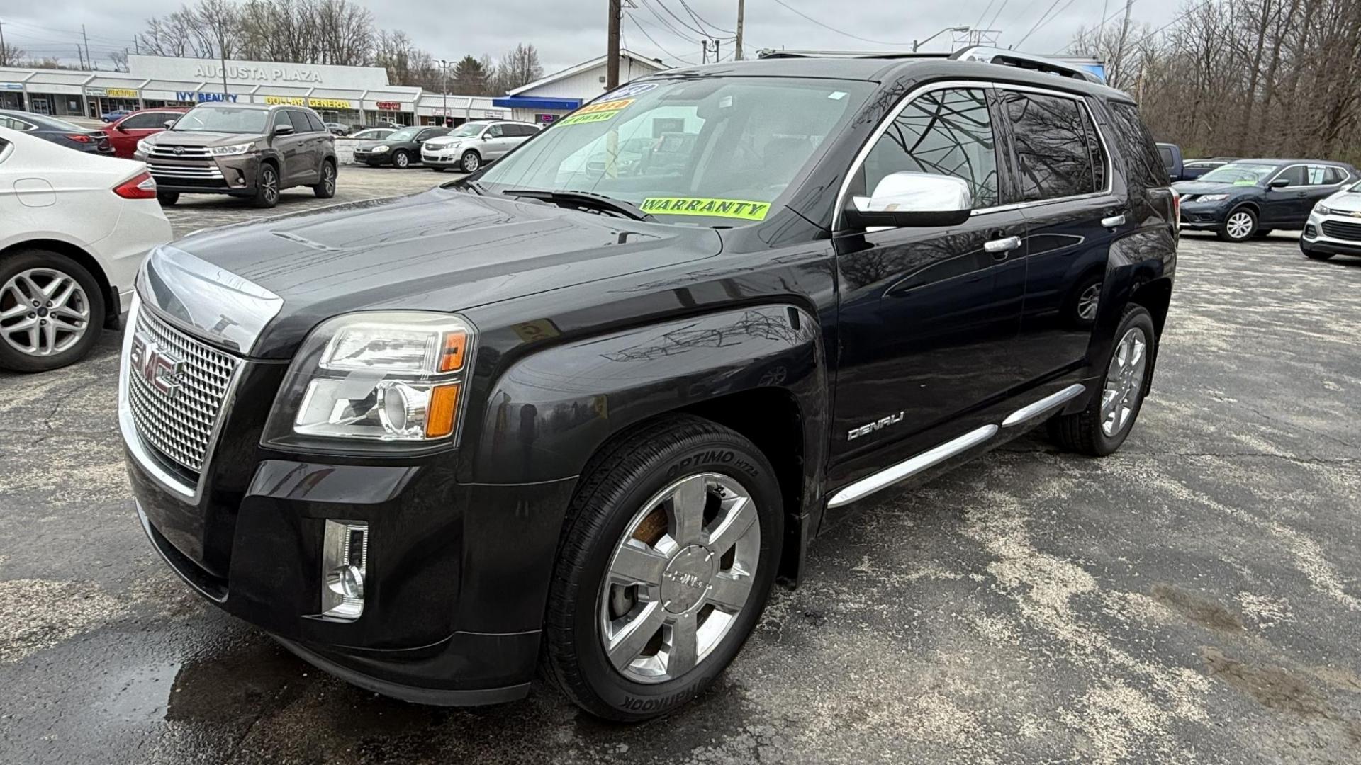 2014 BLACK /BLACK GMC Terrain Denali AWD (2GKFLZE3XE6) with an 3.6L V6 DOHC 24V engine, 6-Speed Automatic transmission, located at 2710A Westlane Rd., Indianapolis, IN, 46268, (317) 291-2000, 39.885670, -86.208160 - Photo#1