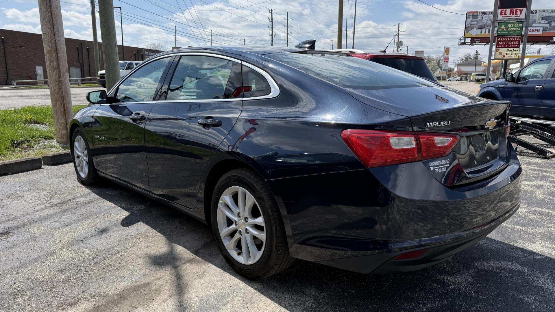 2016 BLUE /GRAY Chevrolet Malibu 1LT (1G1ZE5ST0GF) with an 1.5L L4 DOHC 16V engine, 6A transmission, located at 2710A Westlane Rd., Indianapolis, IN, 46268, (317) 291-2000, 39.885670, -86.208160 - Photo#3