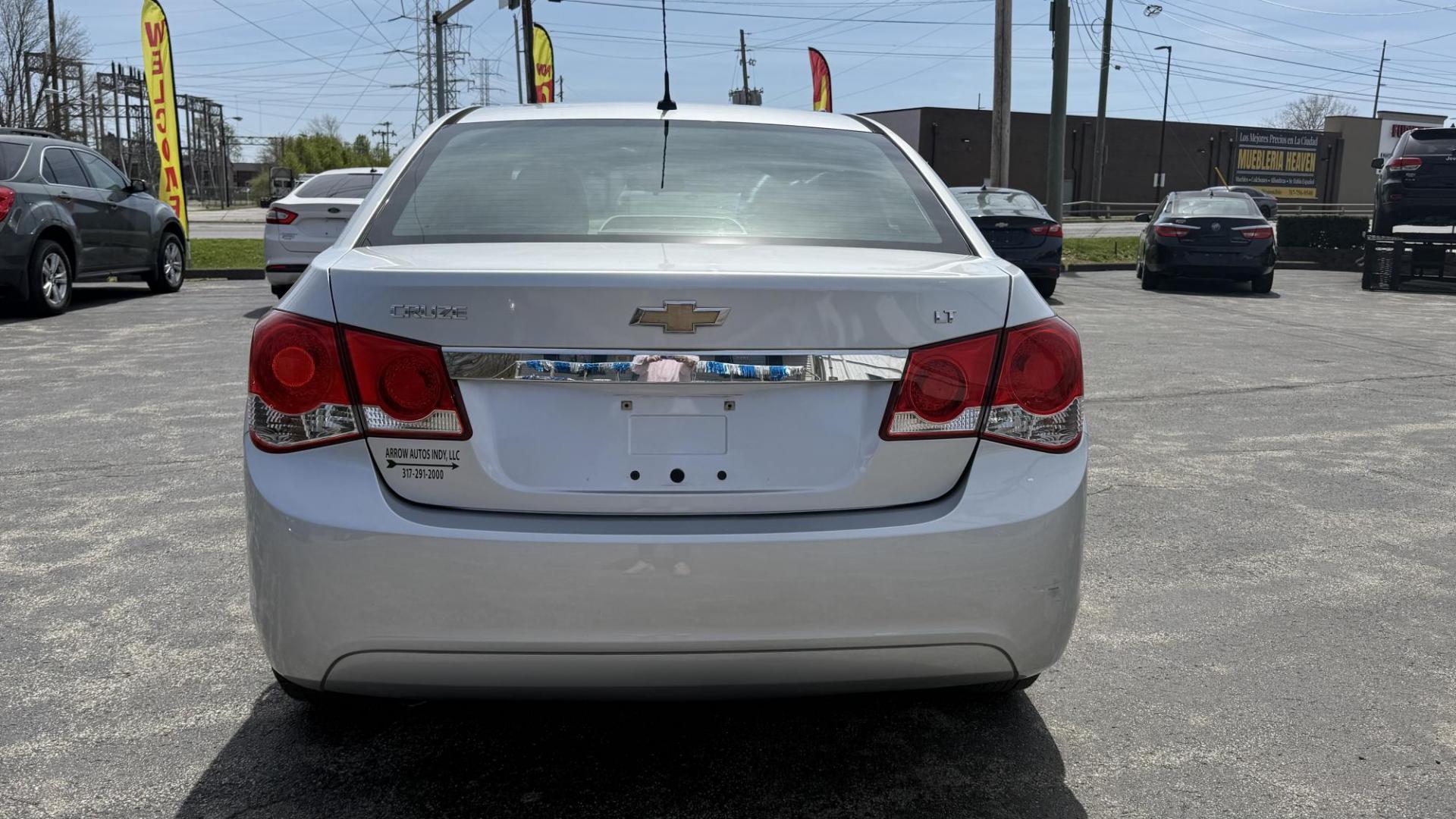 2011 Silver /BLACK Chevrolet Cruze 1FL (1G1PE5S95B7) with an 1.4L L4 DOHC 16V TURBO engine, 6-Speed Automatic transmission, located at 2710A Westlane Rd., Indianapolis, IN, 46268, (317) 291-2000, 39.885670, -86.208160 - Photo#5