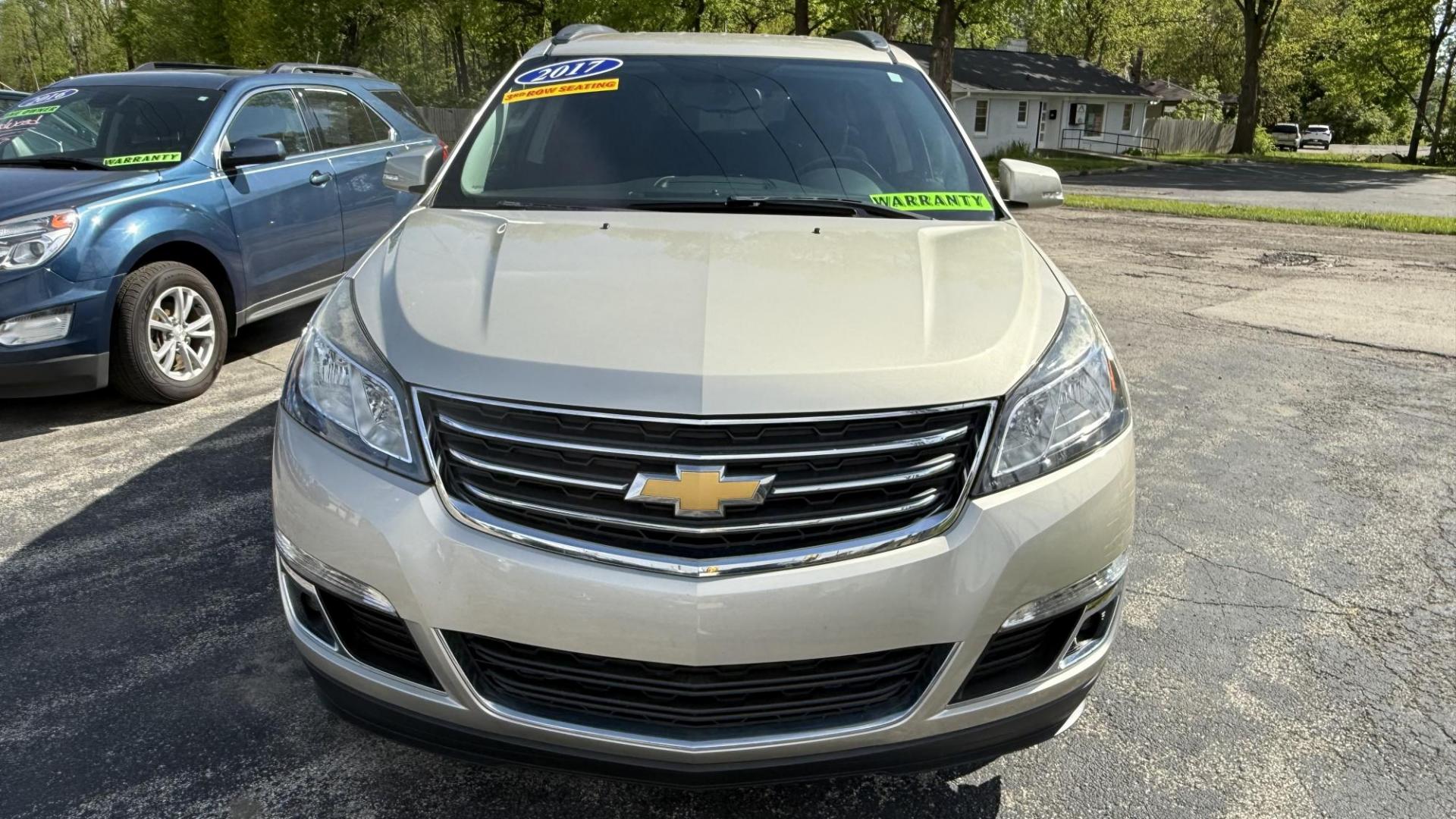 2017 GOLD /GRAY Chevrolet Traverse 1LT FWD (1GNKRGKD9HJ) with an 3.6L V6 DOHC 24V engine, 6A transmission, located at 2710A Westlane Rd., Indianapolis, IN, 46268, (317) 291-2000, 39.885670, -86.208160 - Photo#2