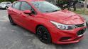 2016 RED /GRAY Chevrolet Cruze LS Auto (1G1BC5SM3G7) with an 1.4L L4 DOHC 16V TURBO engine, 6A transmission, located at 2710A Westlane Rd., Indianapolis, IN, 46268, (317) 291-2000, 39.885670, -86.208160 - Photo#1