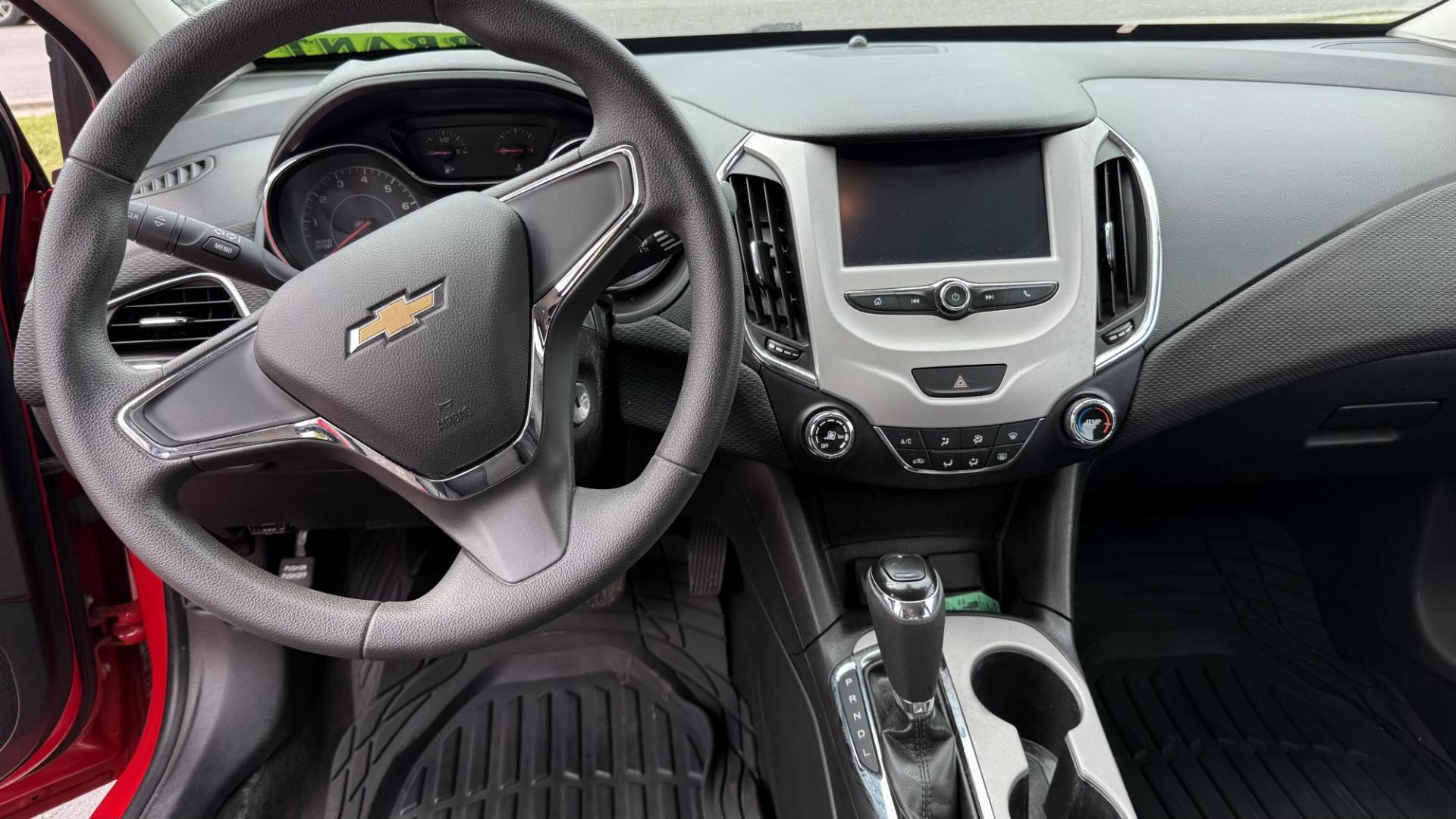 2016 RED /GRAY Chevrolet Cruze LS Auto (1G1BC5SM3G7) with an 1.4L L4 DOHC 16V TURBO engine, 6A transmission, located at 2710A Westlane Rd., Indianapolis, IN, 46268, (317) 291-2000, 39.885670, -86.208160 - Photo#7