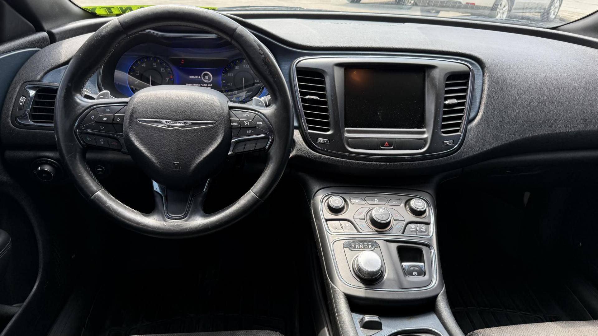 2015 BLUE /BLACK Chrysler 200 S (1C3CCCBG7FN) with an 3.6L V6 DOHC 24V FFV engine, 9-Speed Automatic transmission, located at 2710A Westlane Rd., Indianapolis, IN, 46268, (317) 291-2000, 39.885670, -86.208160 - Photo#6