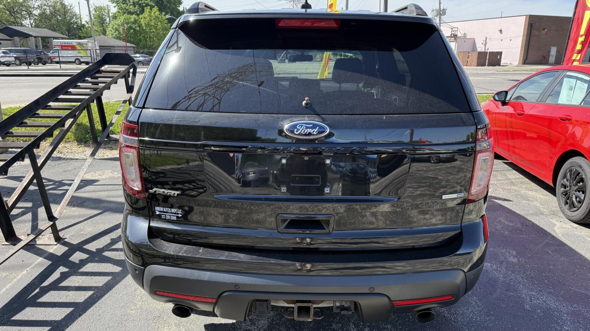 2015 BLACK /BLACK Ford Explorer Sport 4WD (1FM5K8GT3FG) with an 3.5L V6 DOHC 24V engine, 6-Speed Automatic transmission, located at 2710A Westlane Rd., Indianapolis, IN, 46268, (317) 291-2000, 39.885670, -86.208160 - Photo#5