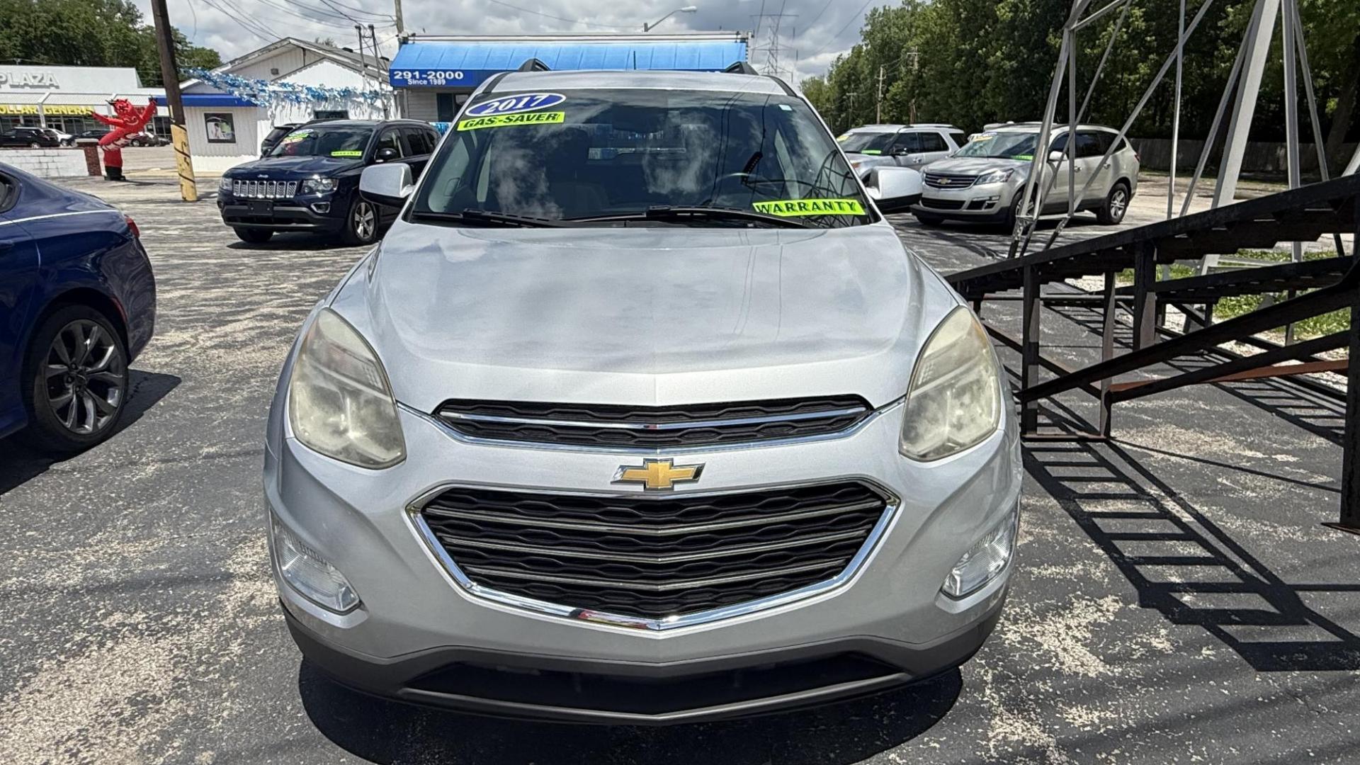 2017 Silver /BLACK Chevrolet Equinox LT AWD (2GNFLFEK9H6) with an 2.4L L4 DOHC 16V FFV engine, 6A transmission, located at 2710A Westlane Rd., Indianapolis, IN, 46268, (317) 291-2000, 39.885670, -86.208160 - Photo#2