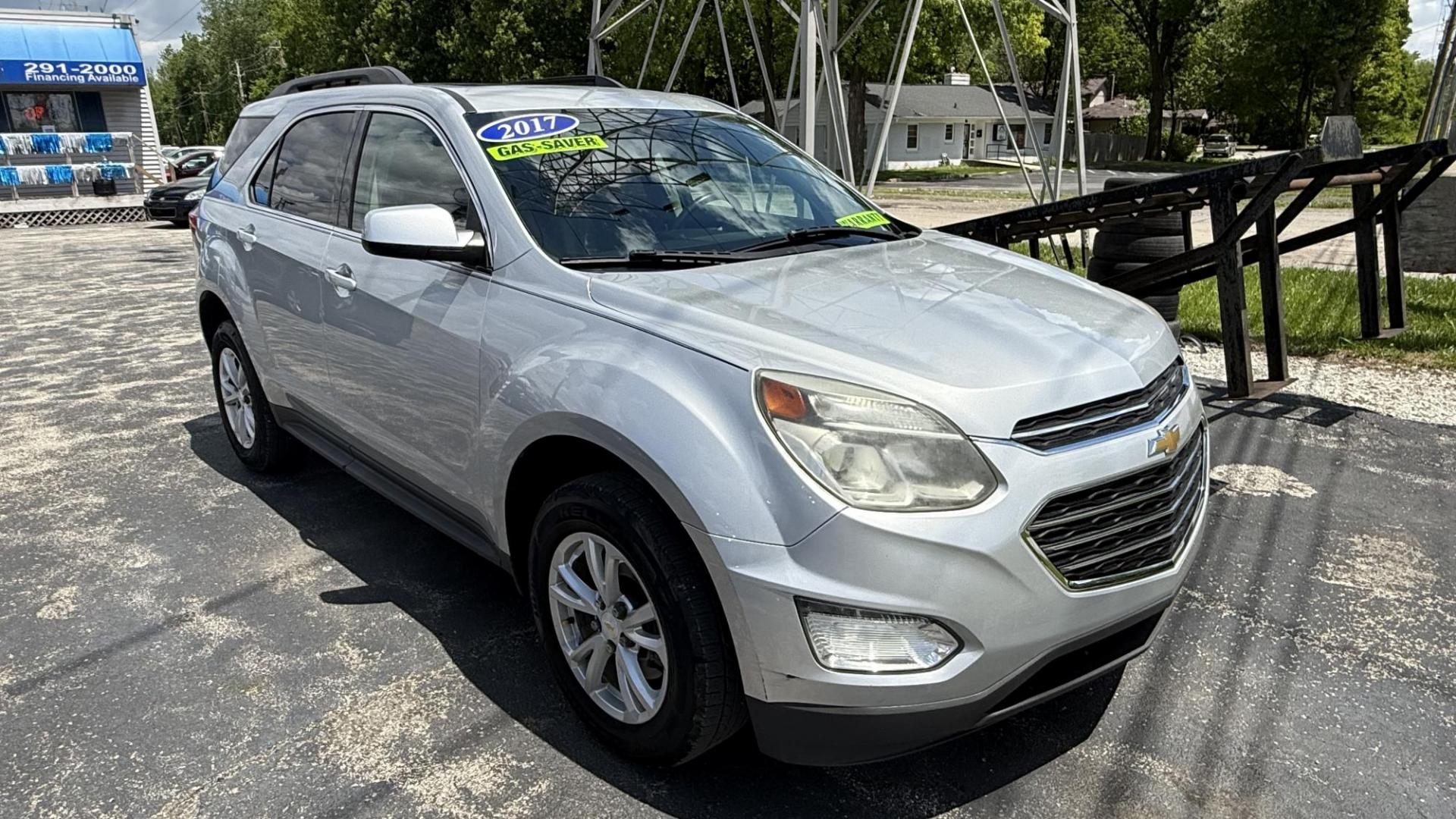 2017 Silver /BLACK Chevrolet Equinox LT AWD (2GNFLFEK9H6) with an 2.4L L4 DOHC 16V FFV engine, 6A transmission, located at 2710A Westlane Rd., Indianapolis, IN, 46268, (317) 291-2000, 39.885670, -86.208160 - Photo#0