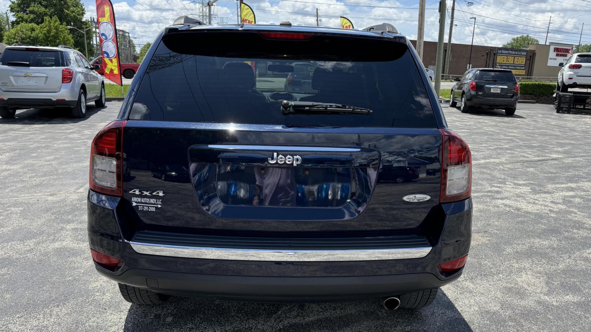2017 BLUE /BLACK Jeep Compass Latitude 4WD (1C4NJDEB0HD) with an 2.4L L4 DOHC 16V engine, 6A transmission, located at 2710A Westlane Rd., Indianapolis, IN, 46268, (317) 291-2000, 39.885670, -86.208160 - Photo#6
