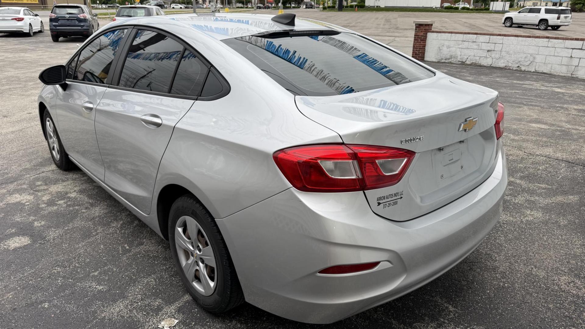2016 Silver /BLACK Chevrolet Cruze LS Auto (1G1BC5SM8G7) with an 1.4L L4 DOHC 16V TURBO engine, 6A transmission, located at 2710A Westlane Rd., Indianapolis, IN, 46268, (317) 291-2000, 39.885670, -86.208160 - Photo#3