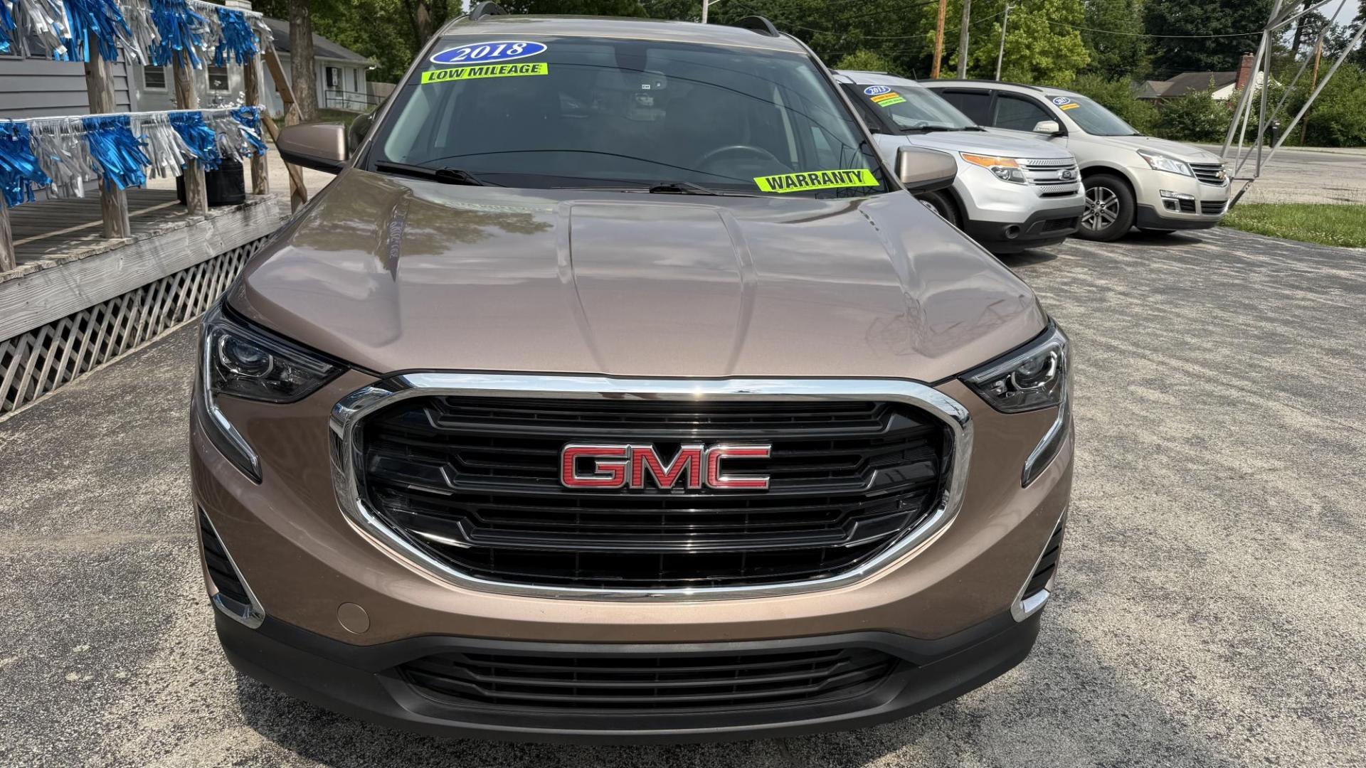 2018 BROWN /BLACK GMC Terrain SLE AWD (3GKALTEV8JL) with an 1.4L L4 DOHC 16V TURBO engine, 6A transmission, located at 2710A Westlane Rd., Indianapolis, IN, 46268, (317) 291-2000, 39.885670, -86.208160 - Photo#1