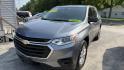 2020 Silver /GRAY Chevrolet Traverse LS FWD (1GNERFKW9LJ) with an 3.6L V6 DOHC 24V engine, 9A transmission, located at 2710A Westlane Rd., Indianapolis, IN, 46268, (317) 291-2000, 39.885670, -86.208160 - Photo#3