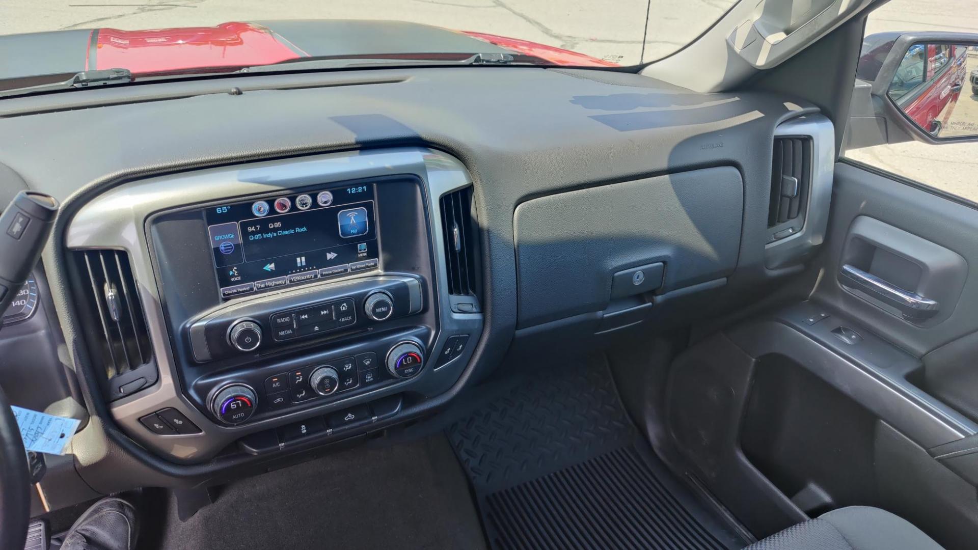 2015 RED /GRAY Chevrolet Silverado 1500 LT Crew Cab 4WD (3GCUKREC5FG) with an 5.3L V8 OHV 16V engine, 6-Speed Automatic transmission, located at 2710A Westlane Rd., Indianapolis, IN, 46268, (317) 291-2000, 39.885670, -86.208160 - Photo#11