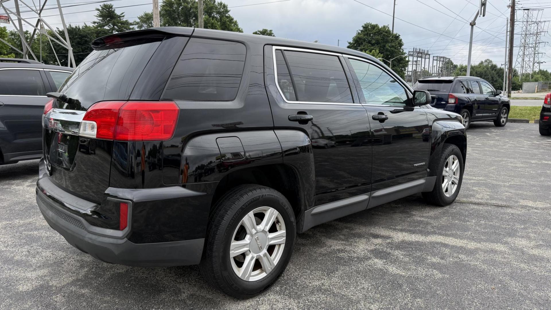 2016 BLACK /BLACK GMC Terrain SLE1 FWD (2GKALMEK9G6) with an 2.4L L4 DOHC 16V engine, 6A transmission, located at 2710A Westlane Rd., Indianapolis, IN, 46268, (317) 291-2000, 39.885670, -86.208160 - Photo#6