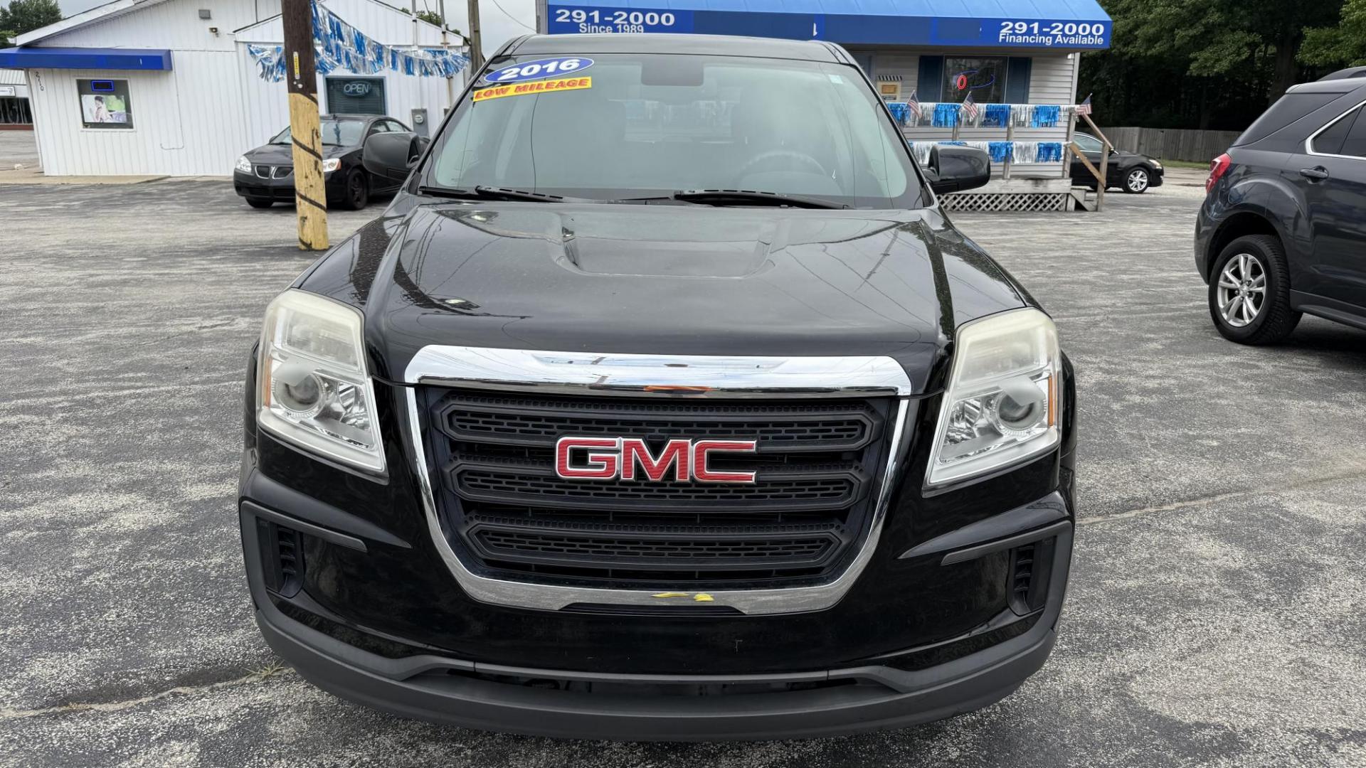 2016 BLACK /BLACK GMC Terrain SLE1 FWD (2GKALMEK9G6) with an 2.4L L4 DOHC 16V engine, 6A transmission, located at 2710A Westlane Rd., Indianapolis, IN, 46268, (317) 291-2000, 39.885670, -86.208160 - Photo#2
