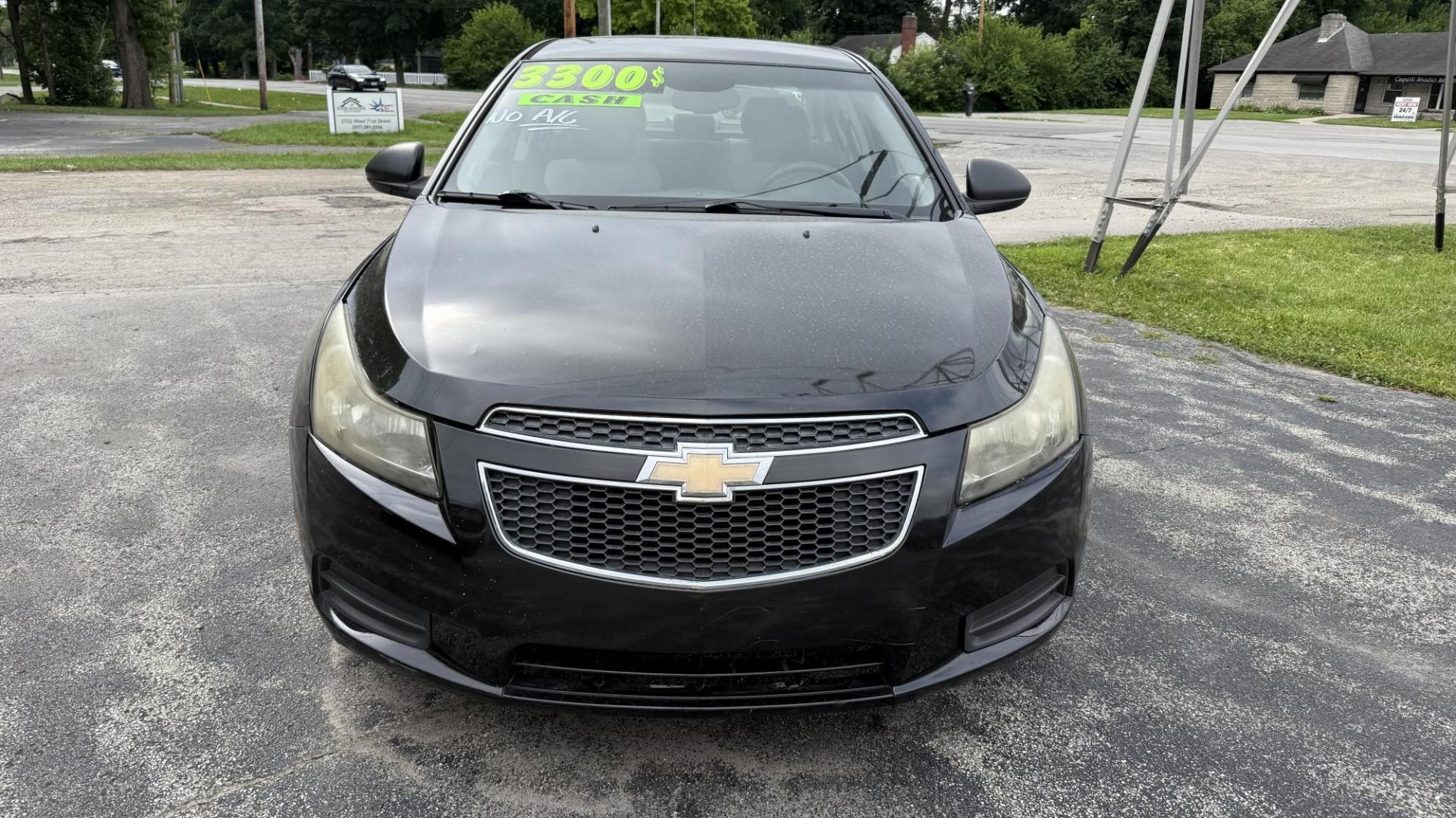 2011 BLACK /BLACK Chevrolet Cruze 2LS (1G1PC5SH5B7) with an 1.8L L4 DOHC 16V FFV engine, 6-Speed Automatic transmission, located at 2710A Westlane Rd., Indianapolis, IN, 46268, (317) 291-2000, 39.885670, -86.208160 - Photo#1