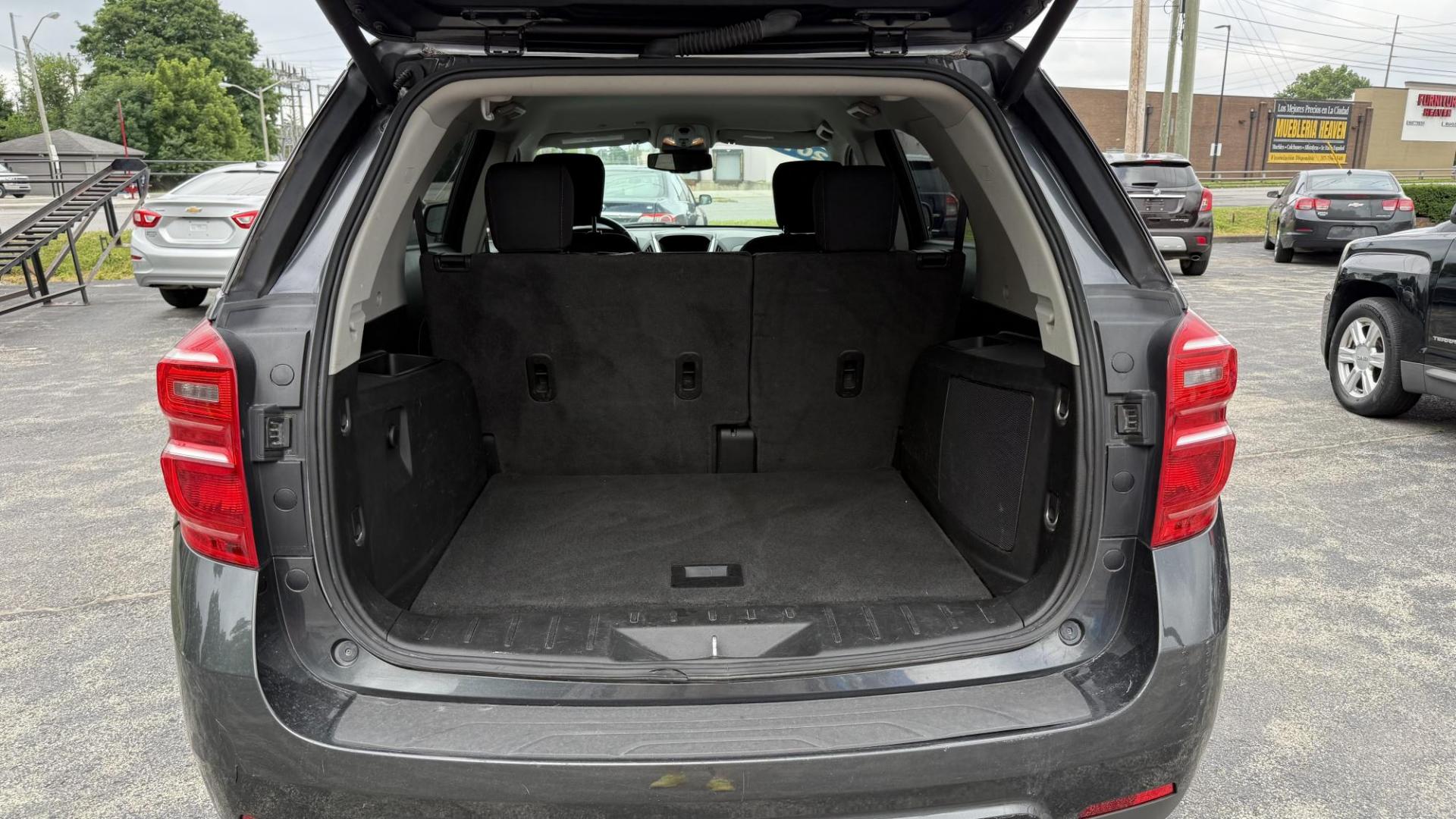 2017 BLACK /BLACK Chevrolet Equinox LT 2WD (2GNALCEK6H6) with an 2.4L L4 DOHC 16V FFV engine, 6A transmission, located at 2710A Westlane Rd., Indianapolis, IN, 46268, (317) 291-2000, 39.885670, -86.208160 - Photo#3
