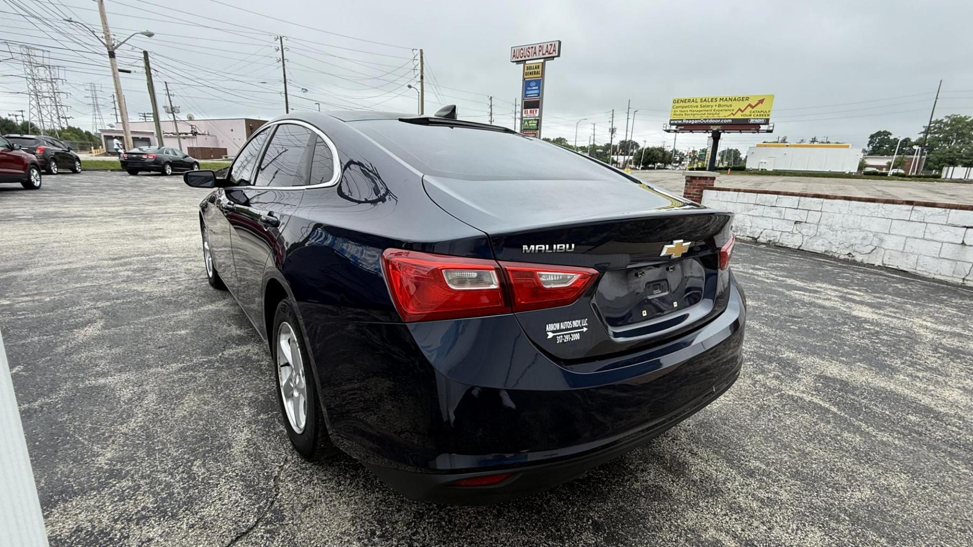 2016 BLUE /GRAY Chevrolet Malibu LS (1G1ZB5ST3GF) with an 1.5L L4 DOHC 16V engine, 6A transmission, located at 2710A Westlane Rd., Indianapolis, IN, 46268, (317) 291-2000, 39.885670, -86.208160 - Photo#4