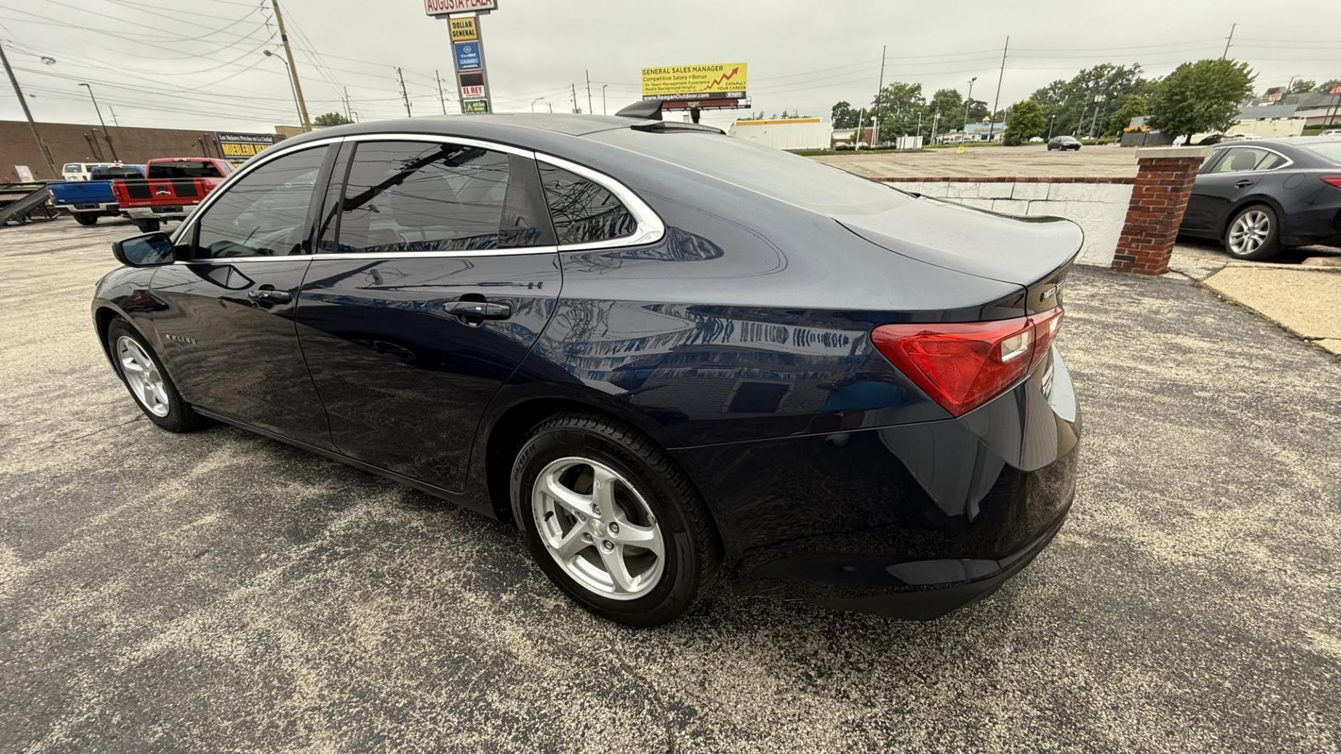2016 BLUE /GRAY Chevrolet Malibu LS (1G1ZB5ST3GF) with an 1.5L L4 DOHC 16V engine, 6A transmission, located at 2710A Westlane Rd., Indianapolis, IN, 46268, (317) 291-2000, 39.885670, -86.208160 - Photo#5