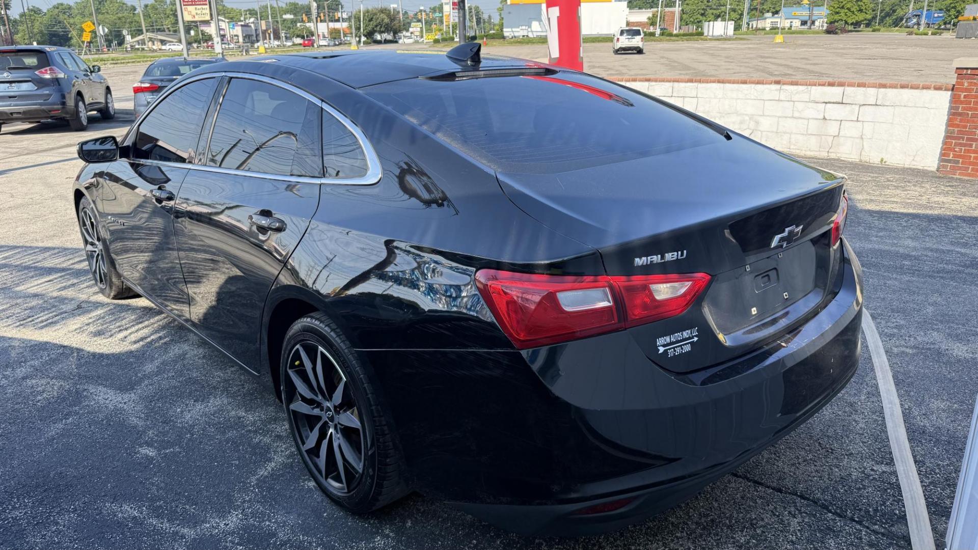 2016 BLACK /BLACK Chevrolet Malibu 1LT (1G1ZE5ST8GF) with an 1.5L L4 DOHC 16V engine, 6A transmission, located at 2710A Westlane Rd., Indianapolis, IN, 46268, (317) 291-2000, 39.885670, -86.208160 - Photo#4