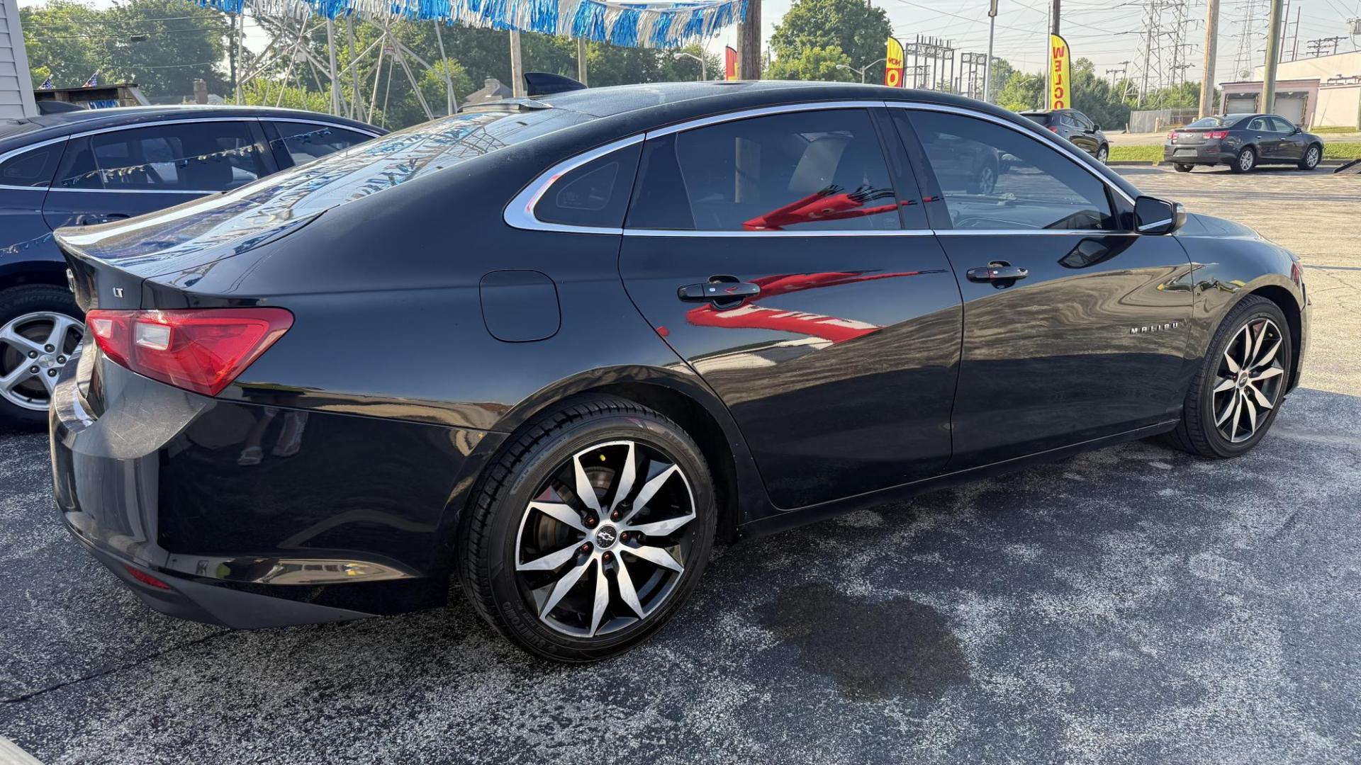 2016 BLACK /BLACK Chevrolet Malibu 1LT (1G1ZE5ST8GF) with an 1.5L L4 DOHC 16V engine, 6A transmission, located at 2710A Westlane Rd., Indianapolis, IN, 46268, (317) 291-2000, 39.885670, -86.208160 - Photo#5