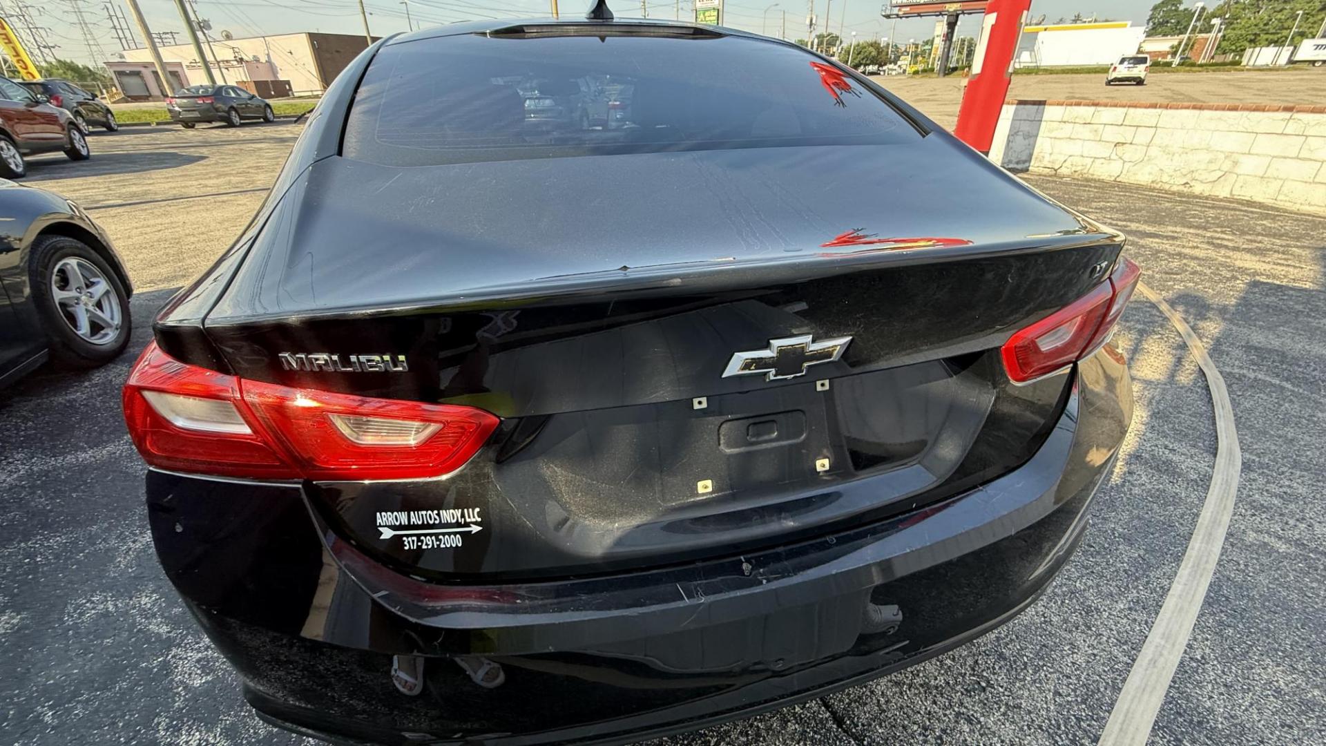 2016 BLACK /BLACK Chevrolet Malibu 1LT (1G1ZE5ST8GF) with an 1.5L L4 DOHC 16V engine, 6A transmission, located at 2710A Westlane Rd., Indianapolis, IN, 46268, (317) 291-2000, 39.885670, -86.208160 - Photo#8