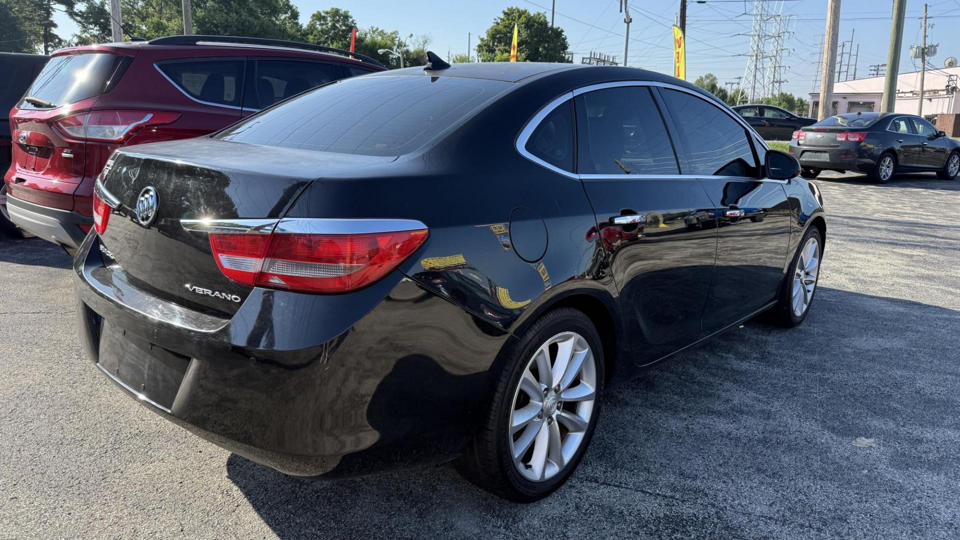 2012 BLACK /BEIGE Buick Verano Convenience (1G4PR5SK3C4) with an 2.4L L4 DOHC 16V FFV engine, 6-Speed Automatic transmission, located at 2710A Westlane Rd., Indianapolis, IN, 46268, (317) 291-2000, 39.885670, -86.208160 - Photo#5