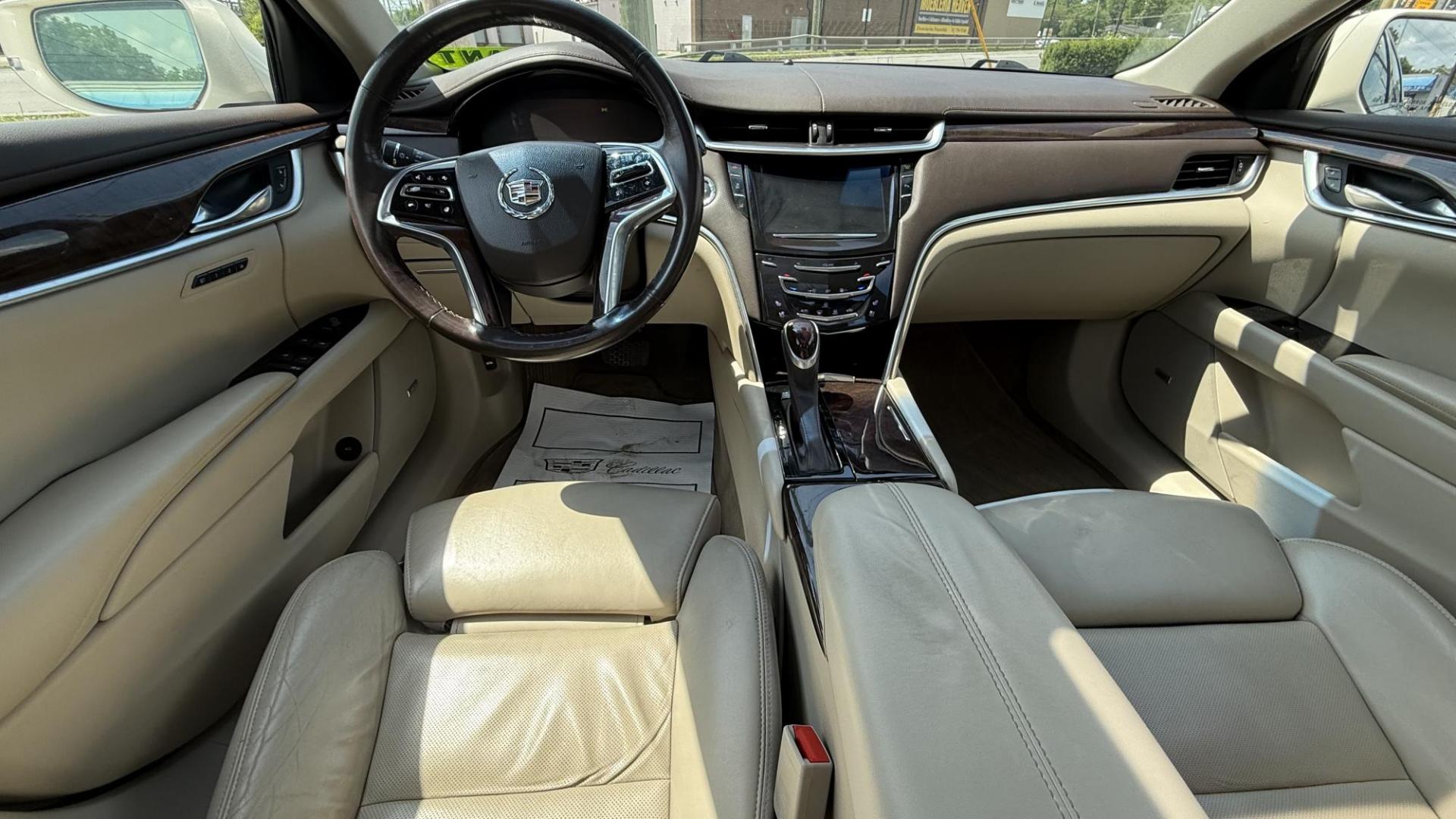 2013 CREAM /CREAM Cadillac XTS Premium (2G61S5S36D9) with an 3.6L V6 DOHC 24V engine, 6-Speed Automatic transmission, located at 2710A Westlane Rd., Indianapolis, IN, 46268, (317) 291-2000, 39.885670, -86.208160 - Photo#5