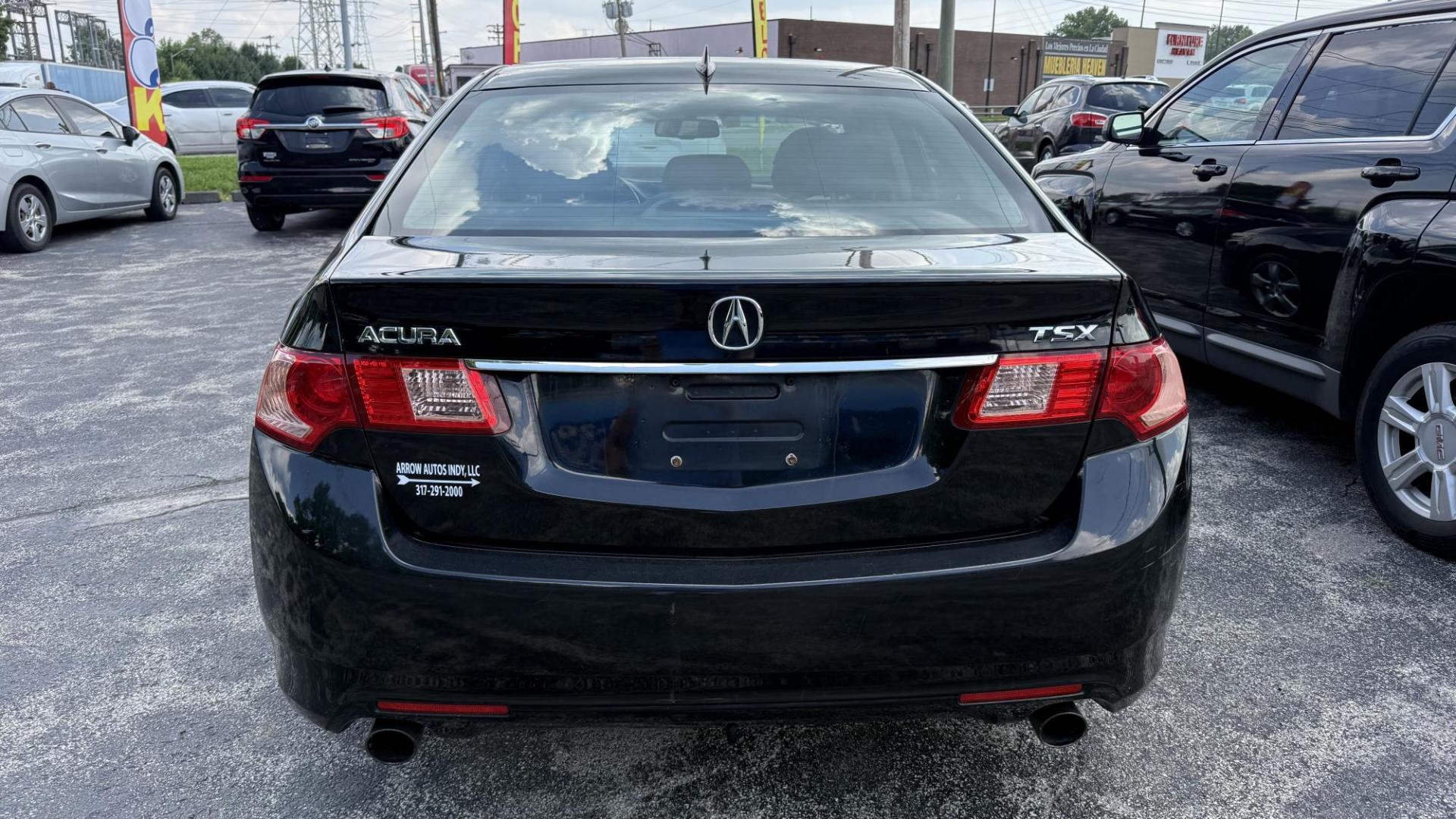 2012 BLACK /BLACK Acura TSX 5-Speed AT (JH4CU2F46CC) with an 2.4L L4 DOHC 16V engine, 5-Speed Automatic transmission, located at 2710A Westlane Rd., Indianapolis, IN, 46268, (317) 291-2000, 39.885670, -86.208160 - Photo#3