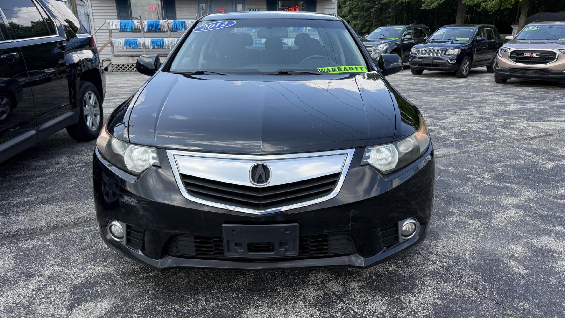 2012 BLACK /BLACK Acura TSX 5-Speed AT (JH4CU2F46CC) with an 2.4L L4 DOHC 16V engine, 5-Speed Automatic transmission, located at 2710A Westlane Rd., Indianapolis, IN, 46268, (317) 291-2000, 39.885670, -86.208160 - Photo#2