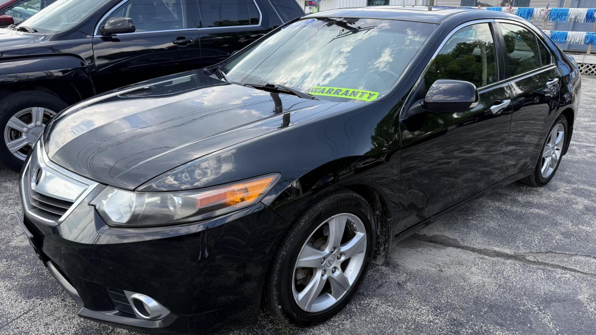 2012 BLACK /BLACK Acura TSX 5-Speed AT (JH4CU2F46CC) with an 2.4L L4 DOHC 16V engine, 5-Speed Automatic transmission, located at 2710A Westlane Rd., Indianapolis, IN, 46268, (317) 291-2000, 39.885670, -86.208160 - Photo#1