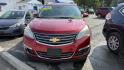 2014 RED /TAN Chevrolet Traverse LTZ AWD (1GNKVJKD1EJ) with an 3.6L V6 DOHC 24V engine, 6-Speed Automatic transmission, located at 2710A Westlane Rd., Indianapolis, IN, 46268, (317) 291-2000, 39.885670, -86.208160 - Photo#2