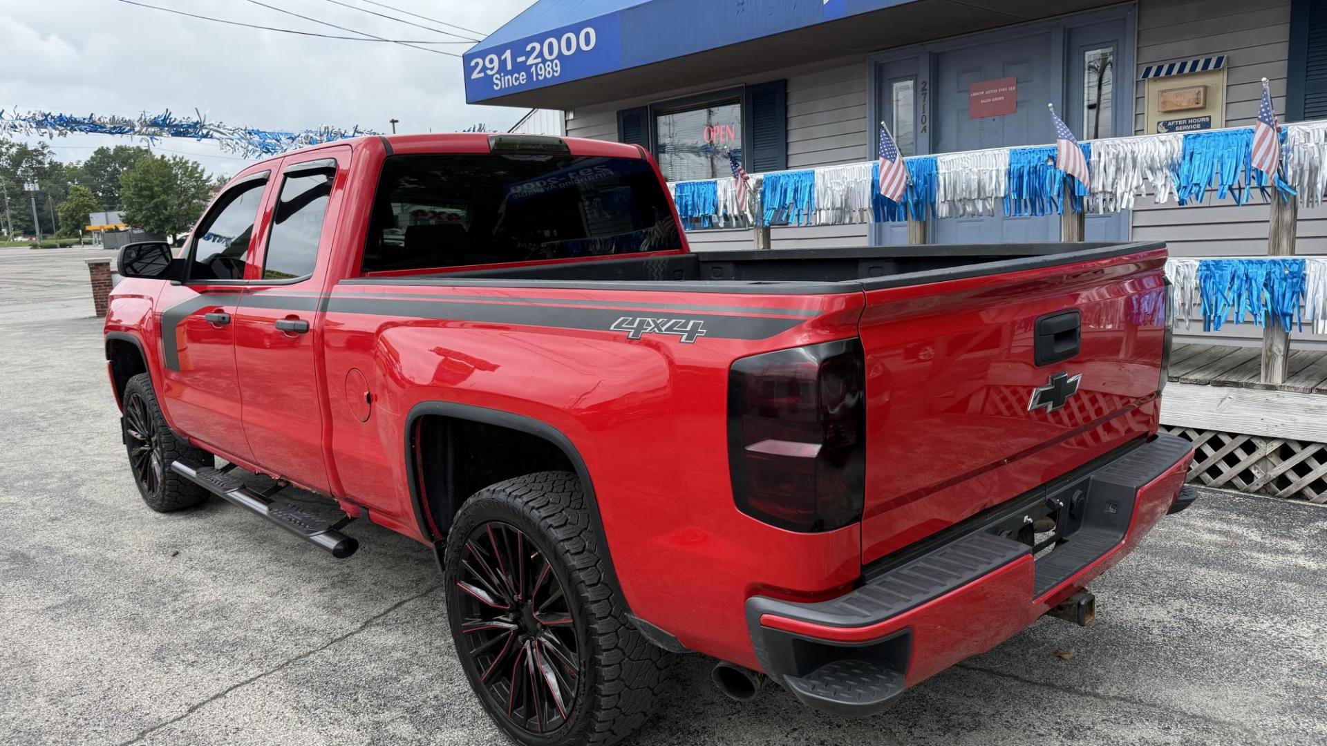 2017 RED /GRAY Chevrolet Silverado 1500 Work Truck Double Cab 4WD (1GCVKPEC8HZ) with an 5.3L V8 OHV 16V engine, 6A transmission, located at 2710A Westlane Rd., Indianapolis, IN, 46268, (317) 291-2000, 39.885670, -86.208160 - Photo#3
