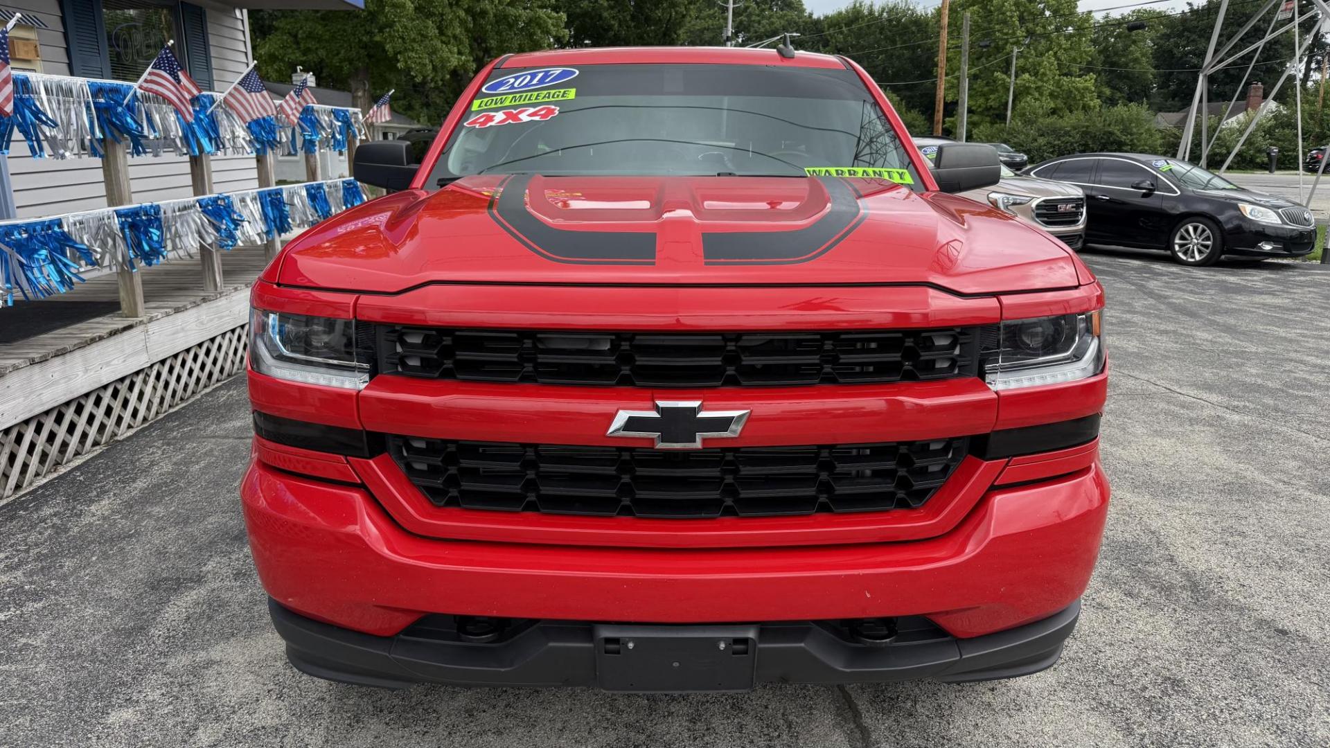 2017 RED /GRAY Chevrolet Silverado 1500 Work Truck Double Cab 4WD (1GCVKPEC8HZ) with an 5.3L V8 OHV 16V engine, 6A transmission, located at 2710A Westlane Rd., Indianapolis, IN, 46268, (317) 291-2000, 39.885670, -86.208160 - Photo#2
