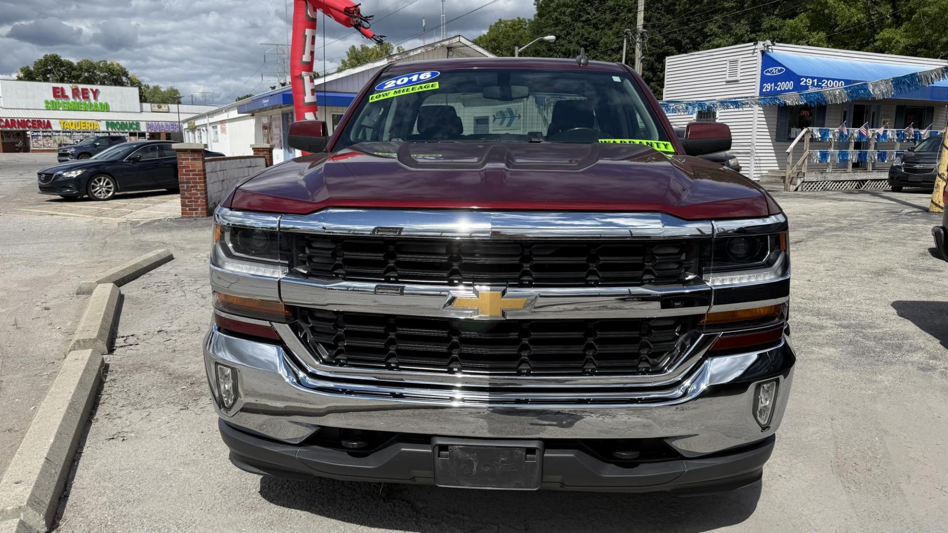2016 Maroon /GRAY Chevrolet Silverado 1500 LT Double Cab 4WD (1GCVKREC5GZ) with an 5.3L V8 OHV 16V engine, 6A transmission, located at 2710A Westlane Rd., Indianapolis, IN, 46268, (317) 291-2000, 39.885670, -86.208160 - Photo#1