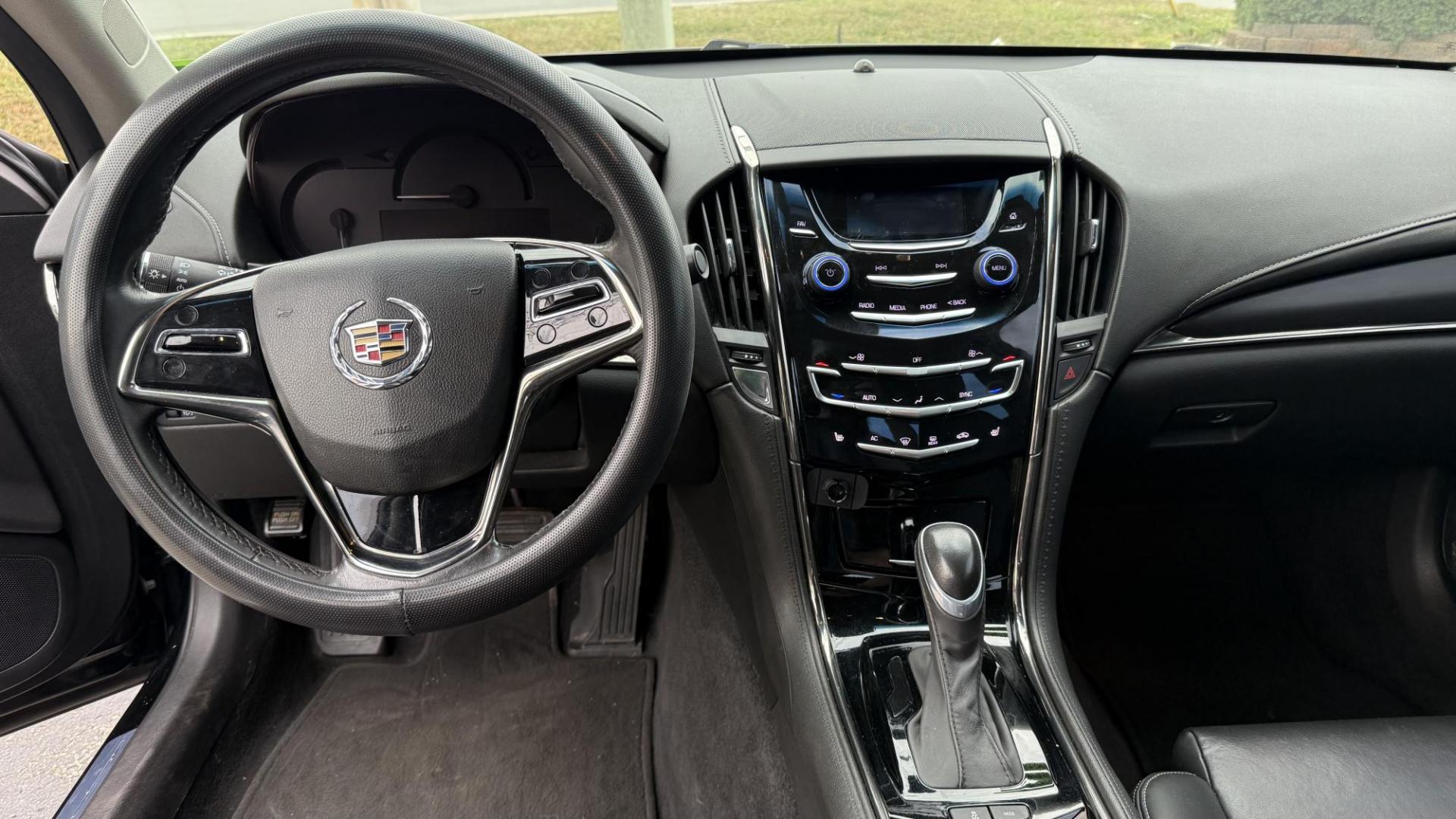 2014 BLACK /BLACK Cadillac ATS 2.0L Base RWD (1G6AA5RX2E0) with an 2.0L L4 DOHC 16V engine, 6-Speed Automatic transmission, located at 2710A Westlane Rd., Indianapolis, IN, 46268, (317) 291-2000, 39.885670, -86.208160 - Photo#8