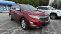 2020 RED /GRAY/BLACK Chevrolet Equinox Premier 1.5 2WD (3GNAXNEV4LS) with an 1.5L L4 DIR DOHC 16V TURBO engine, 6A transmission, located at 2710A Westlane Rd., Indianapolis, IN, 46268, (317) 291-2000, 39.885670, -86.208160 - Photo#0