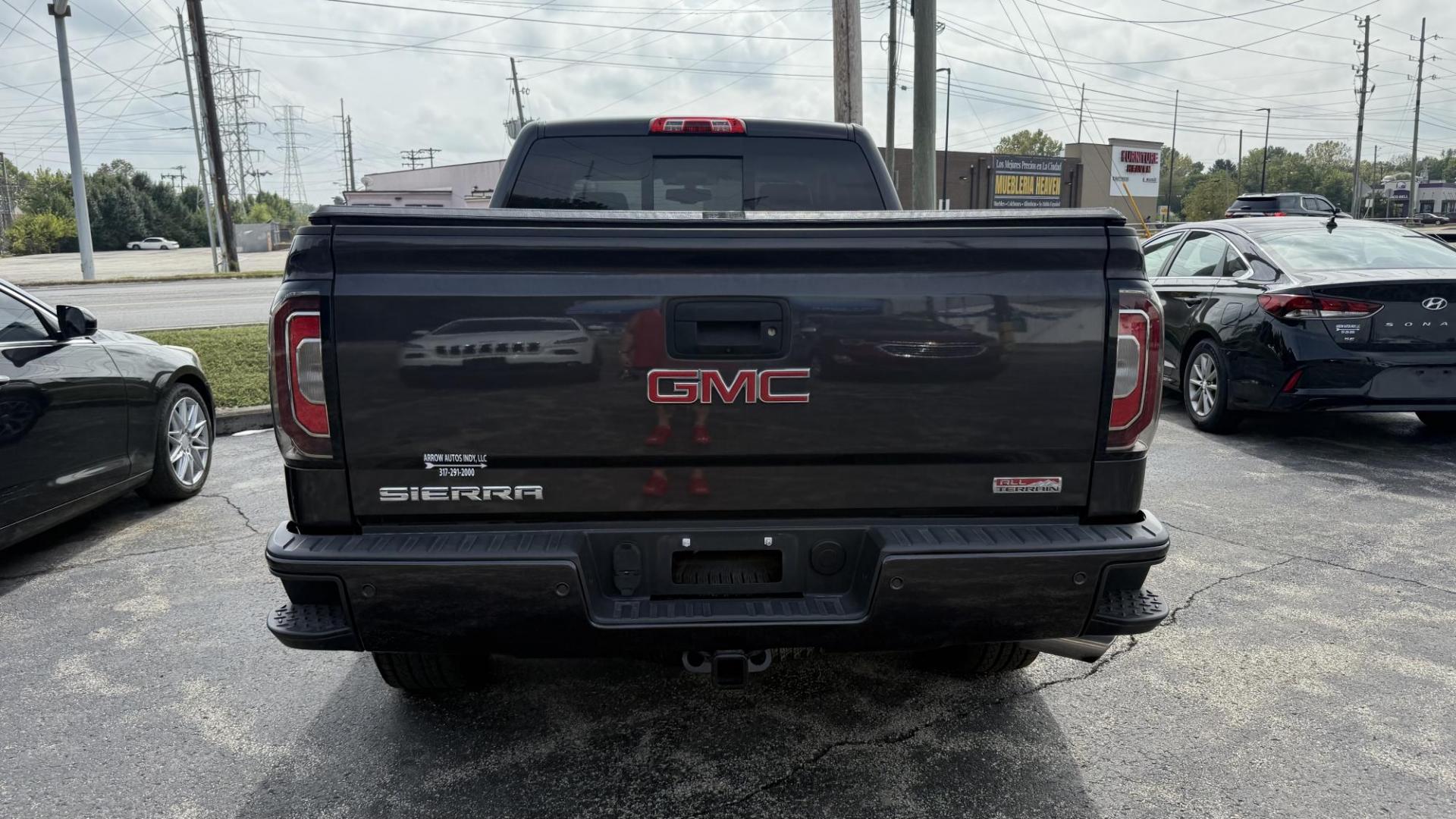 2016 BLACK /BLACK GMC Sierra 1500 SLT Double Cab 4WD (1GTV2NEC1GZ) with an 5.3L V8 OHV 16V engine, 6A transmission, located at 2710A Westlane Rd., Indianapolis, IN, 46268, (317) 291-2000, 39.885670, -86.208160 - Photo#6