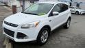 2015 WHITE /BLACK Ford Escape SE 4WD (1FMCU9GX6FU) with an 1.6L L4 DOHC 16V engine, 6-Speed Automatic transmission, located at 2710A Westlane Rd., Indianapolis, IN, 46268, (317) 291-2000, 39.885670, -86.208160 - Photo#1