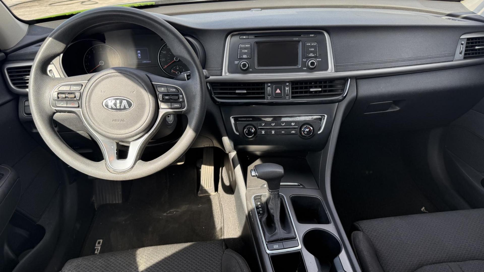 2016 BLACK /GRAY Kia Optima LX (5XXGT4L39GG) with an 2.4L L4 DOHC 16V engine, 6A transmission, located at 2710A Westlane Rd., Indianapolis, IN, 46268, (317) 291-2000, 39.885670, -86.208160 - Photo#4