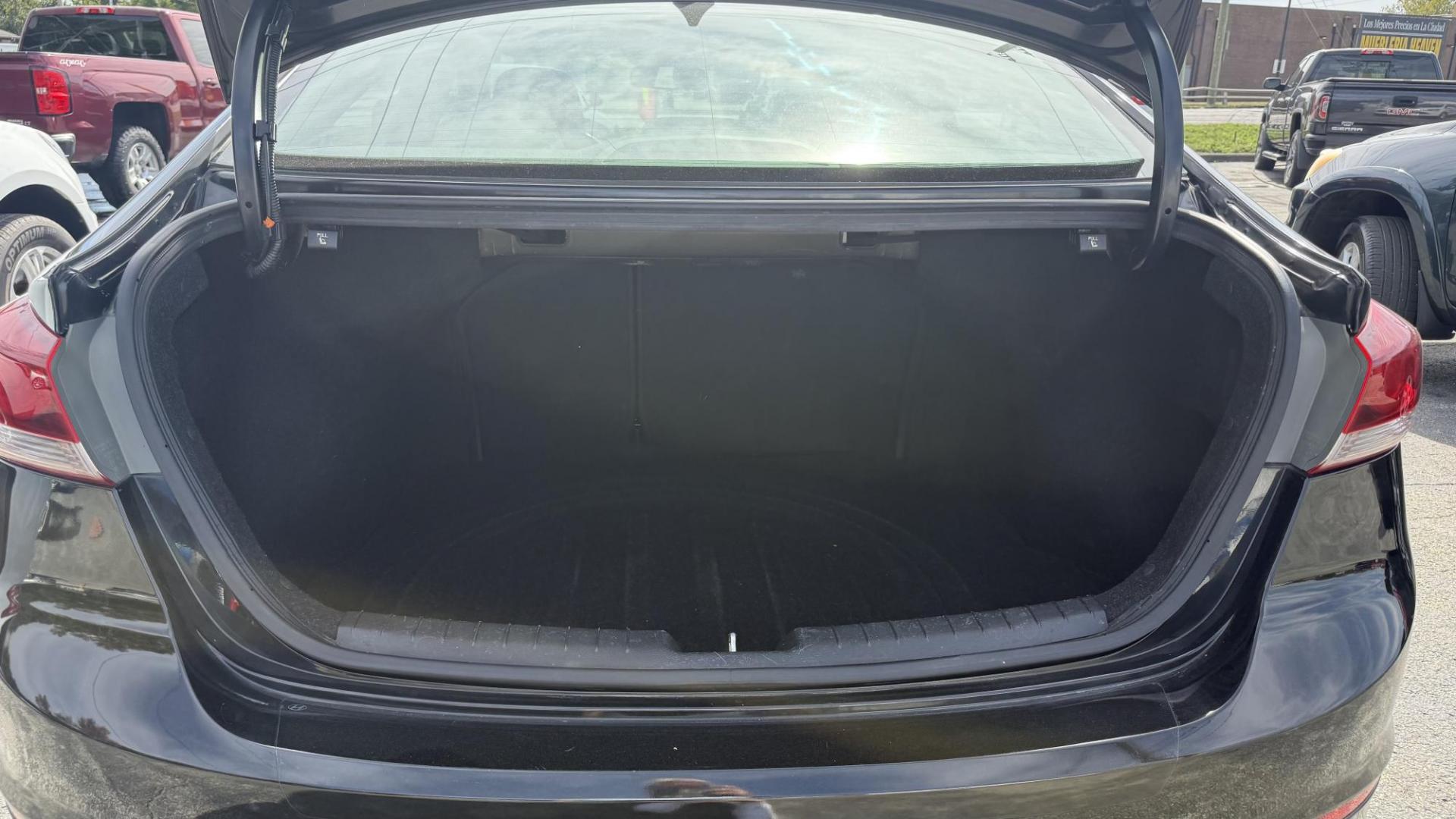 2017 BLACK Hyundai Elantra Limited (KMHD84LF8HU) with an 1.8L L4 DOHC 16V engine, 6A transmission, located at 2710A Westlane Rd., Indianapolis, IN, 46268, (317) 291-2000, 39.885670, -86.208160 - Photo#7